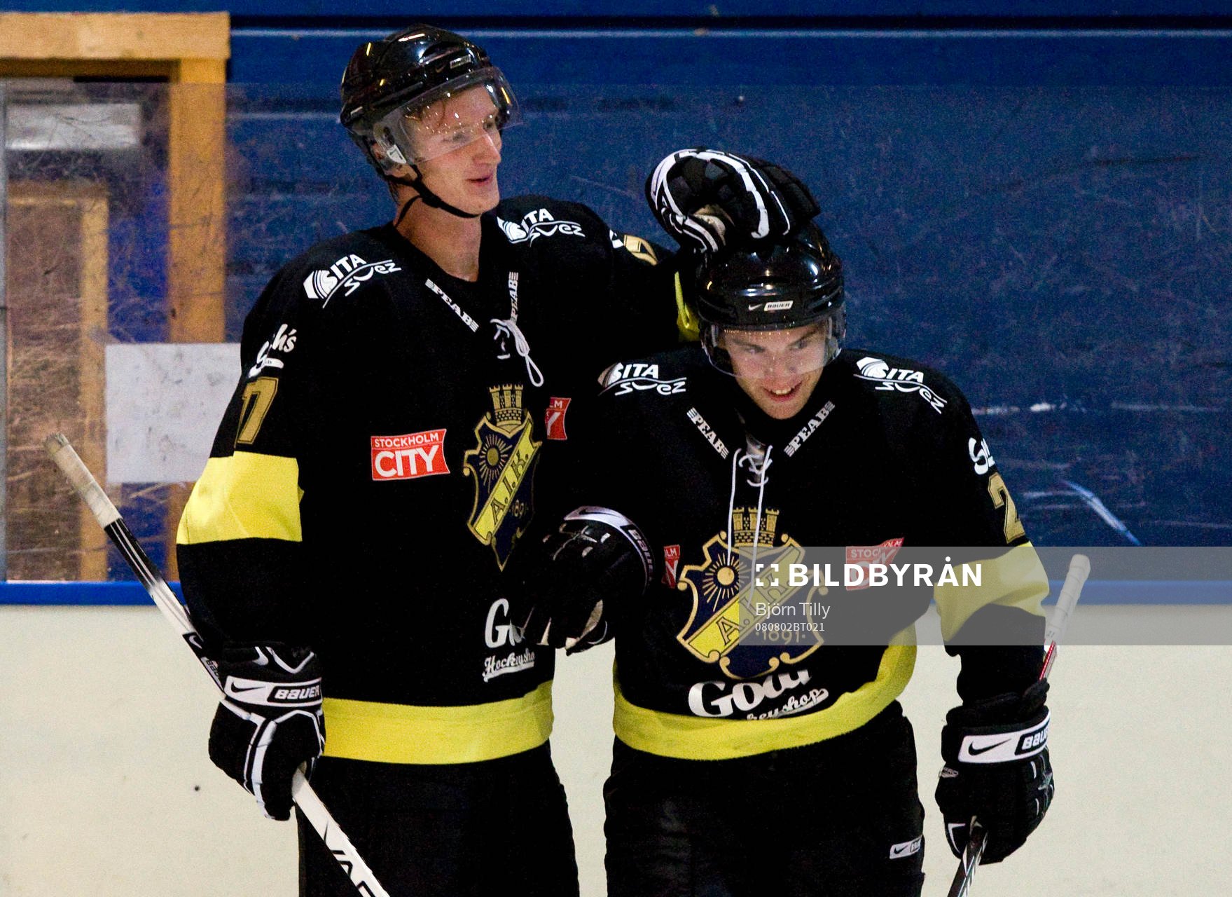 Fredrik Carlsson och Christian Sandberg, AIK