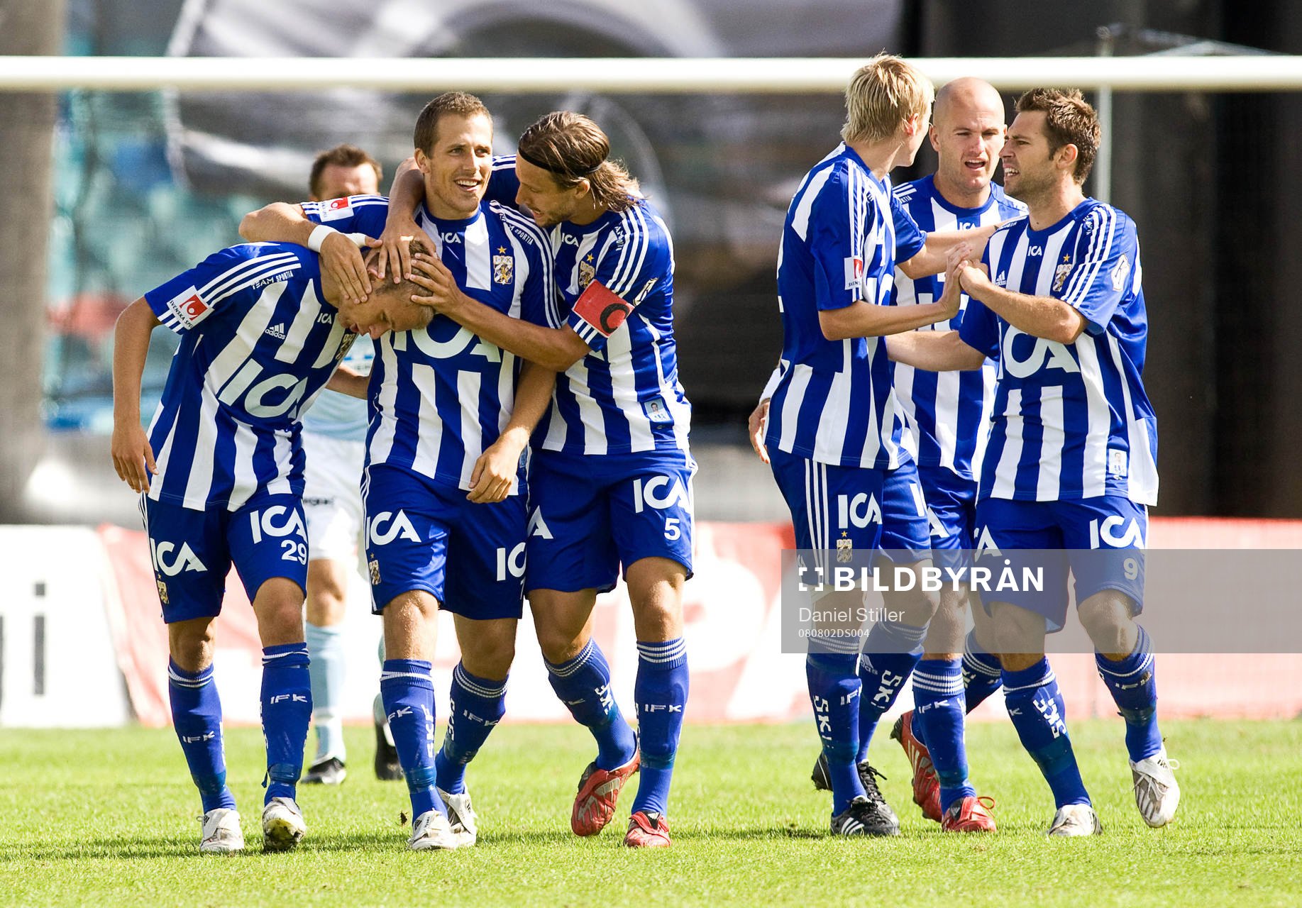 Robin Söder gör 1-0 till Göteborg, jubel