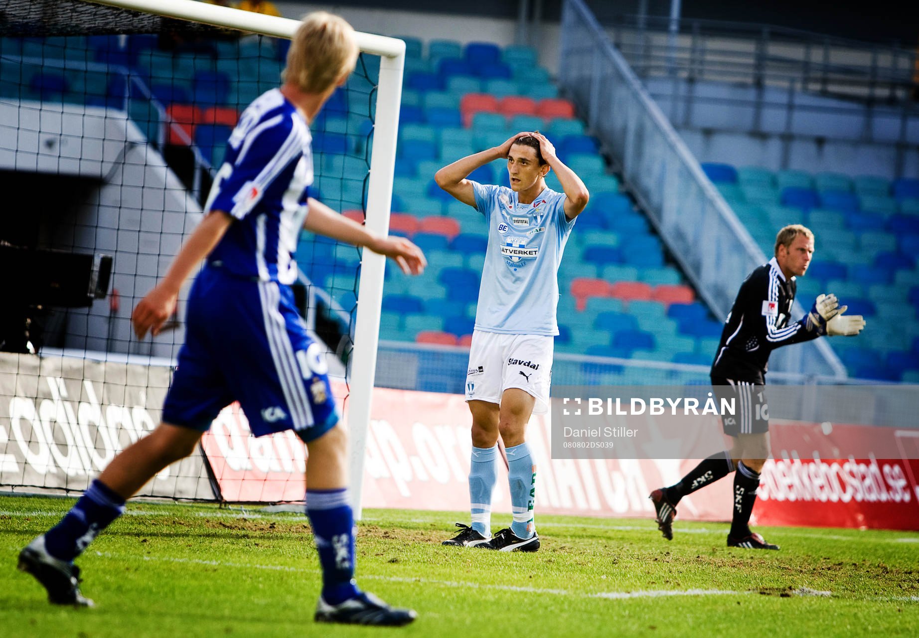 Agon Mehmeti, Malmö, Kim Christensen, målvakt, Göteborg