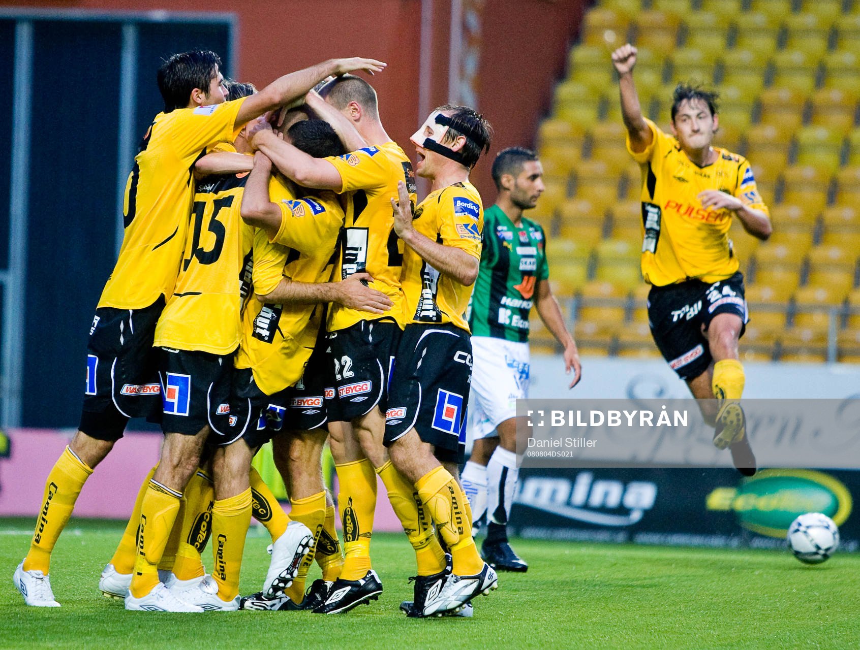 Teddy Lucic gör 1-0 för Elfsborg. Jubel