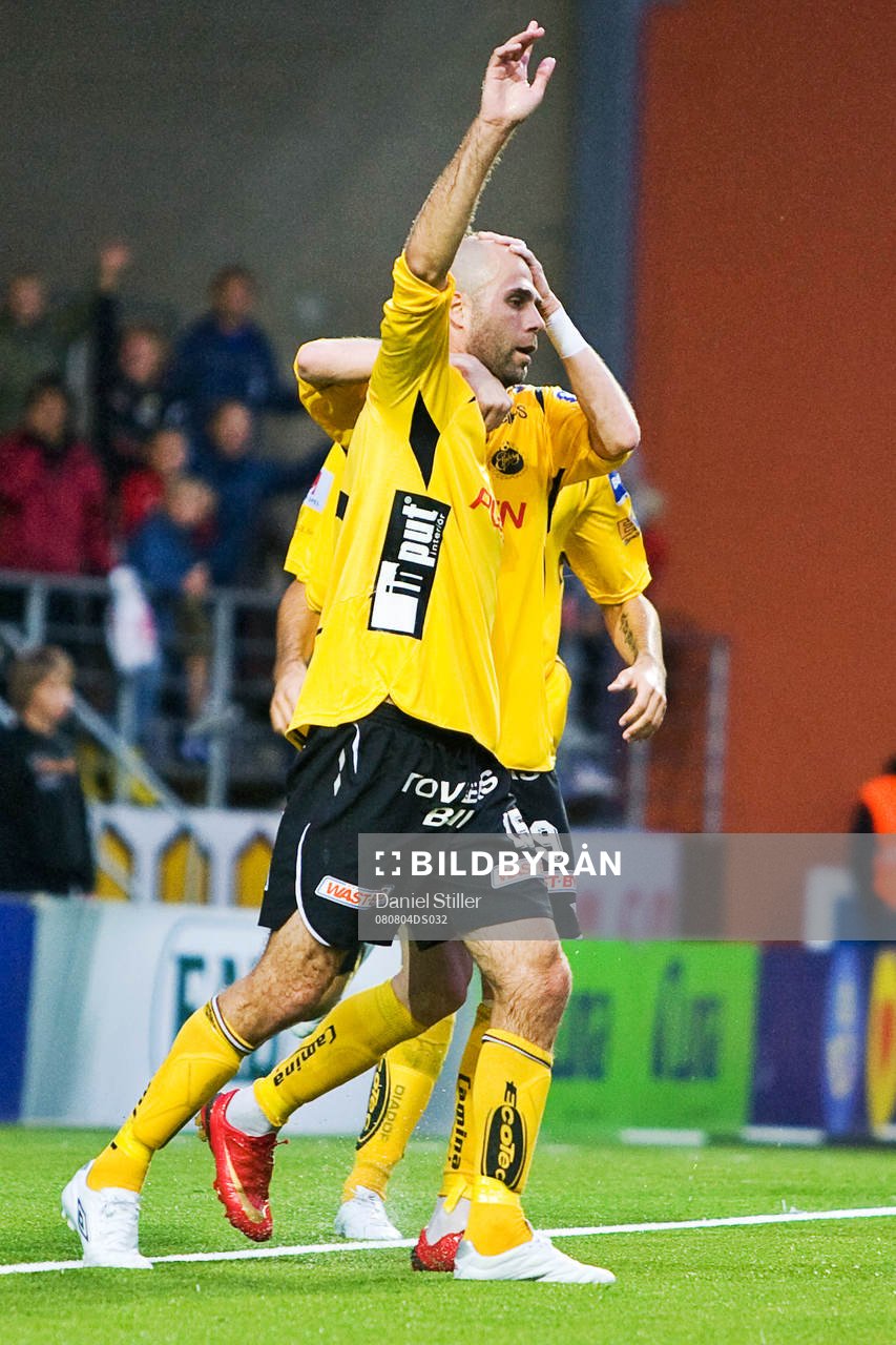 Teddy Lucic gör 1-0 för Elfsborg. Jubel