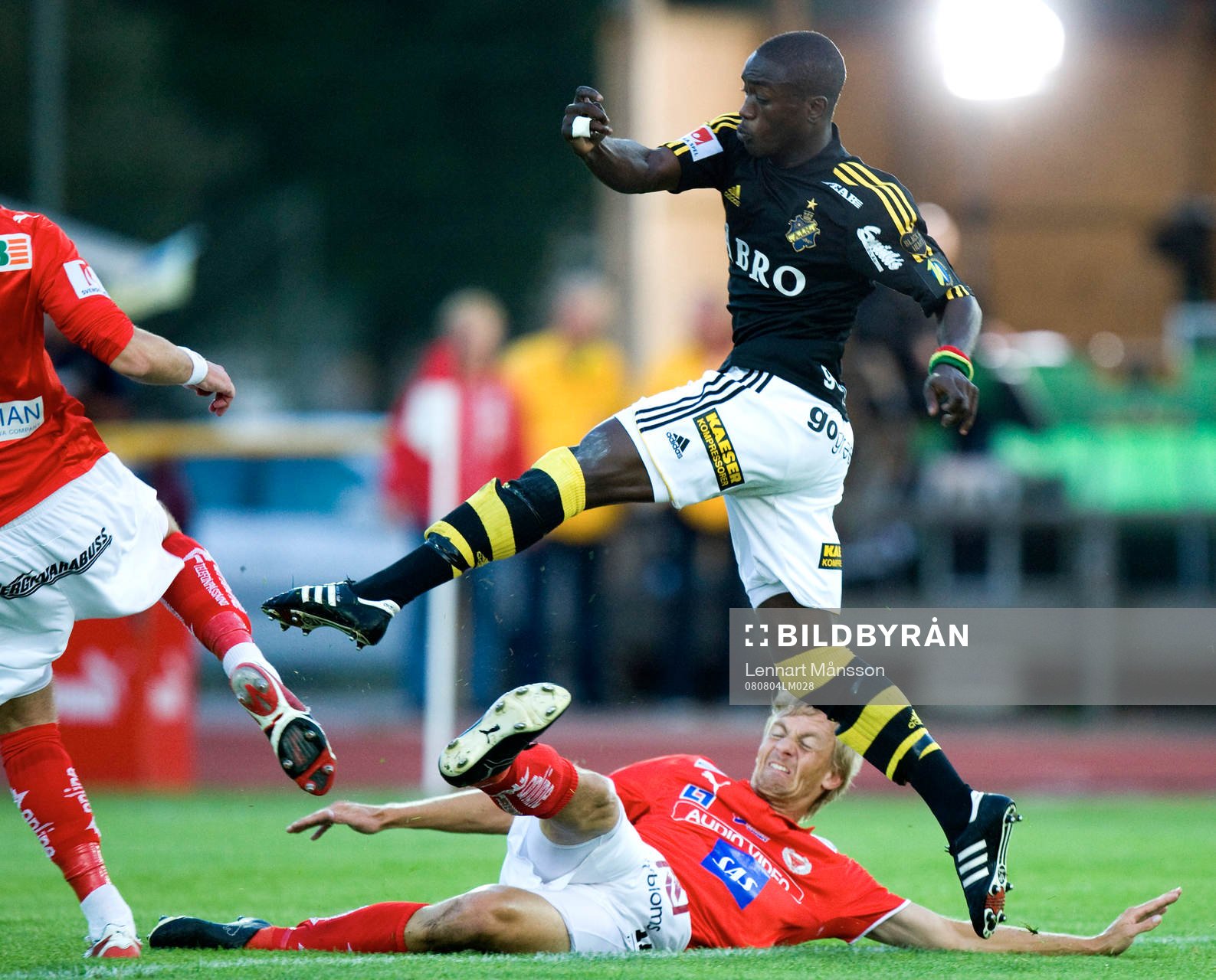 1-2, Saihou Jagne, Patrik Rosengren kan ej hindra
