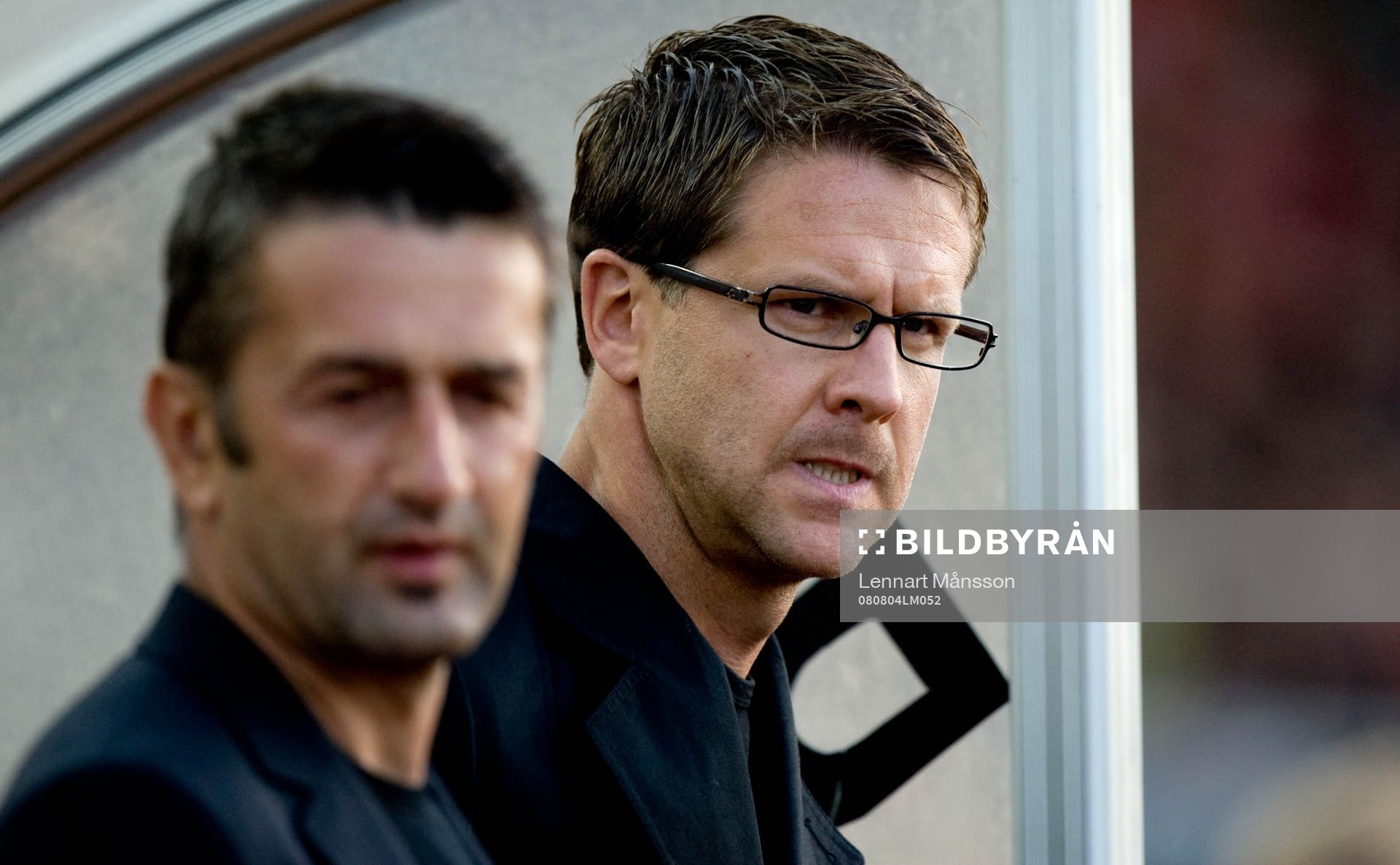 Neboja Novakovic, asstränare och Rikard Norling, tränare