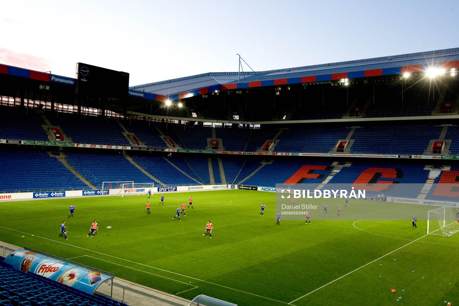 St. Jacob Park, Basel, arena, stadion. IFK träning