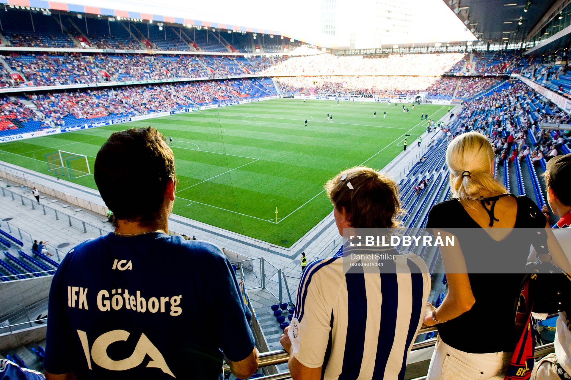 Matchen börjar strax