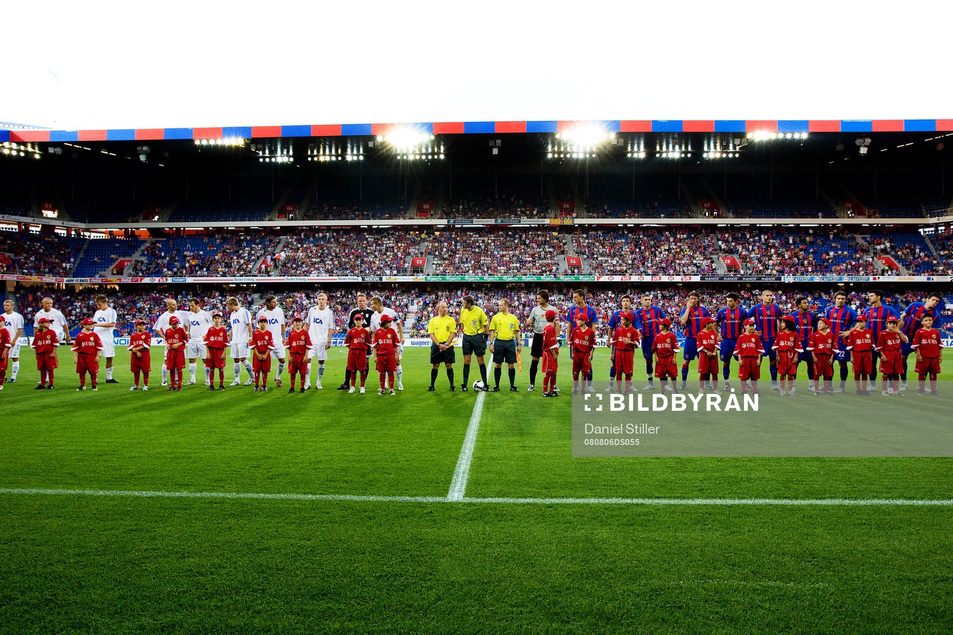 Lineup innan matchstart