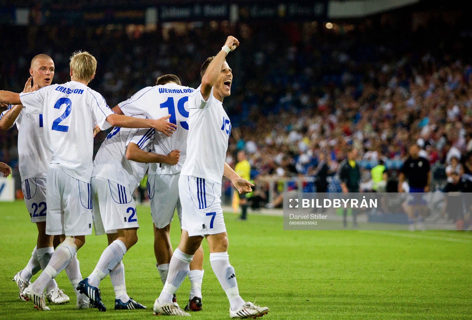  Tobias Hysén jubel efter 2-1 målet