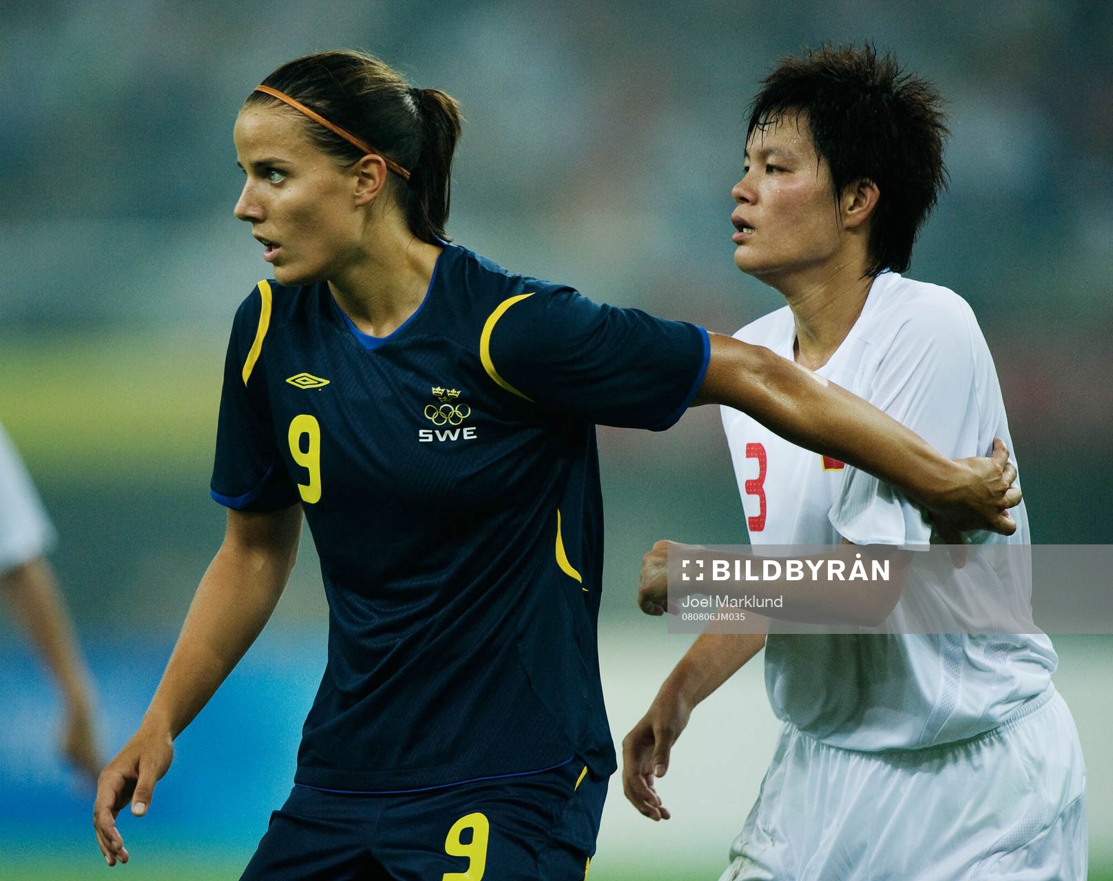 Jessica Landström, Sverige, och Jie Li, Kina