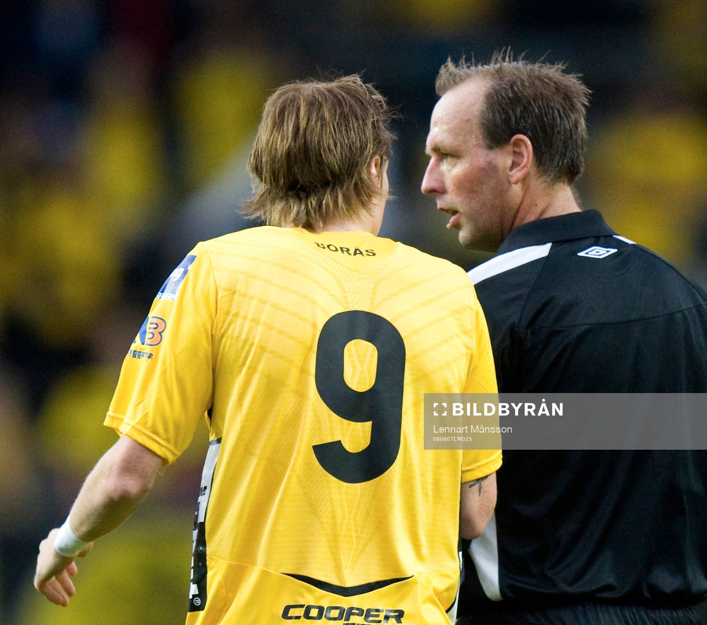 Lasse Nilssons nick var klart inne och här klagar han hos