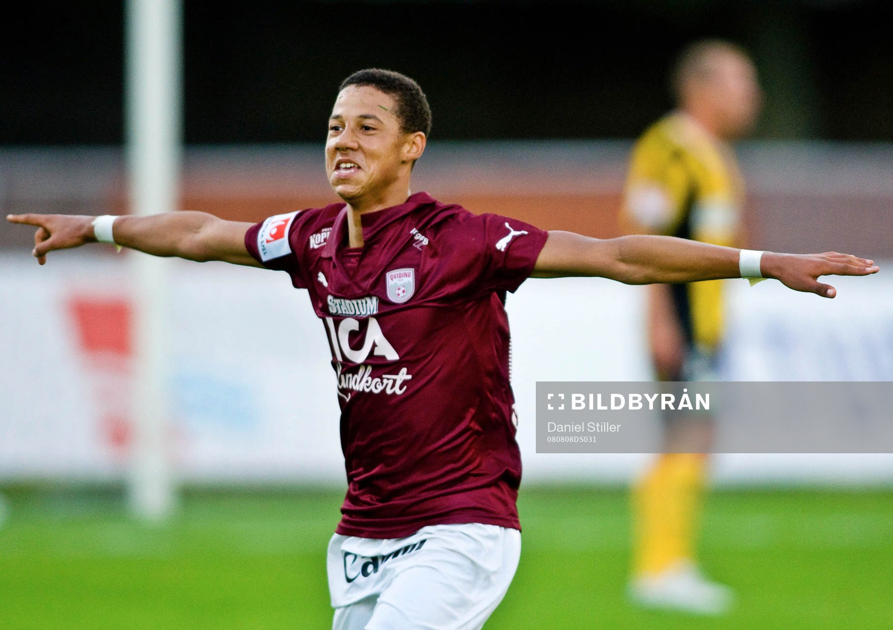 Tobias Sana, Qviding,  kvitterar till 1-1 på övertid. Jubel