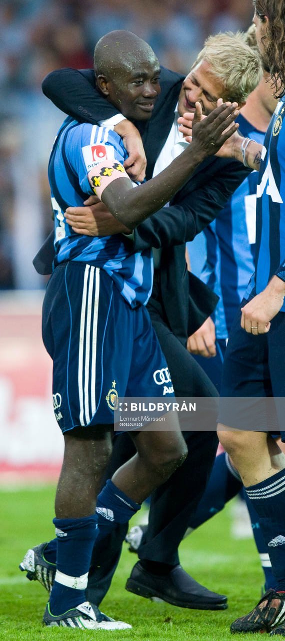 Äntligen seger, Siggi Jonsson, tränare, Djurgården,