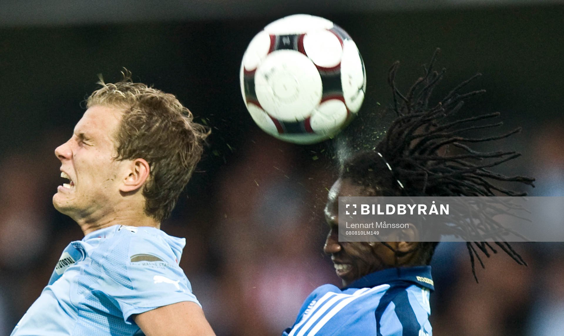 Jonatan Johansson nickduell med Kebba Ceesay