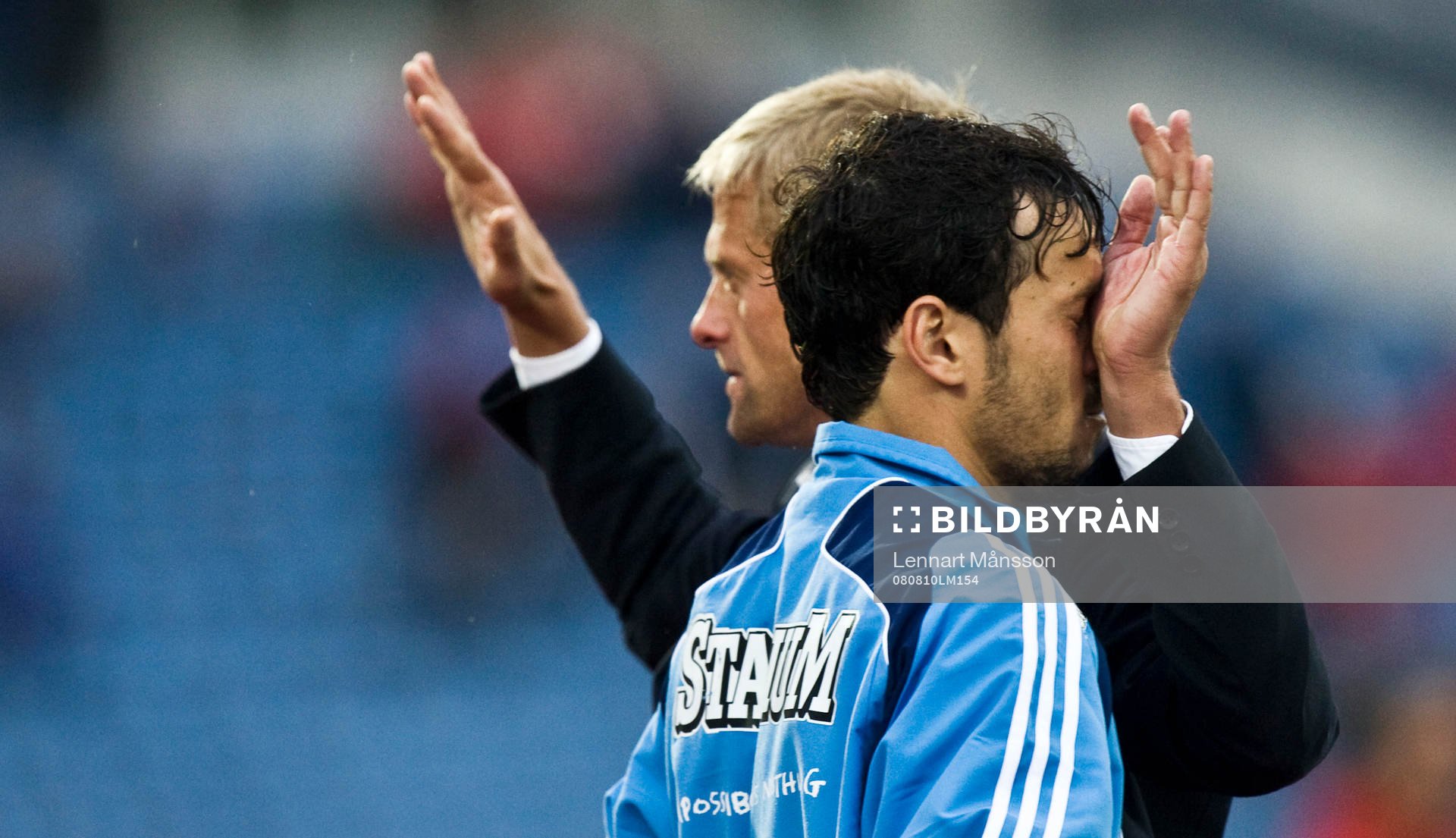 Siggi Jonsson, tränare och Enrico Cardoso Nazaré