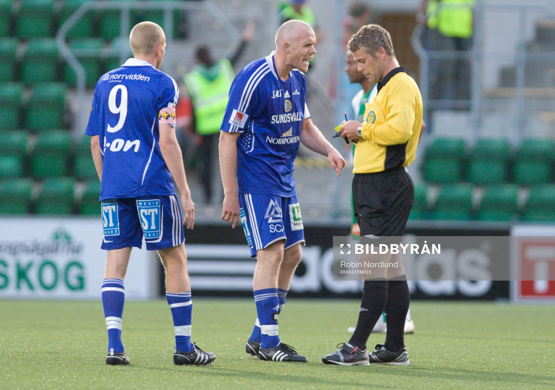 Hannes Sigurdsson, Sundsvall får rött kort och blir