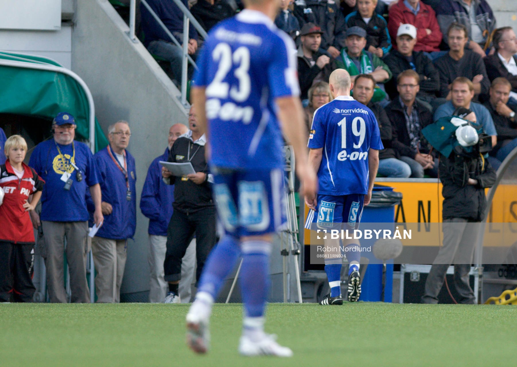 Hannes Sigurdsson, Sundsvall får rött kort och blir