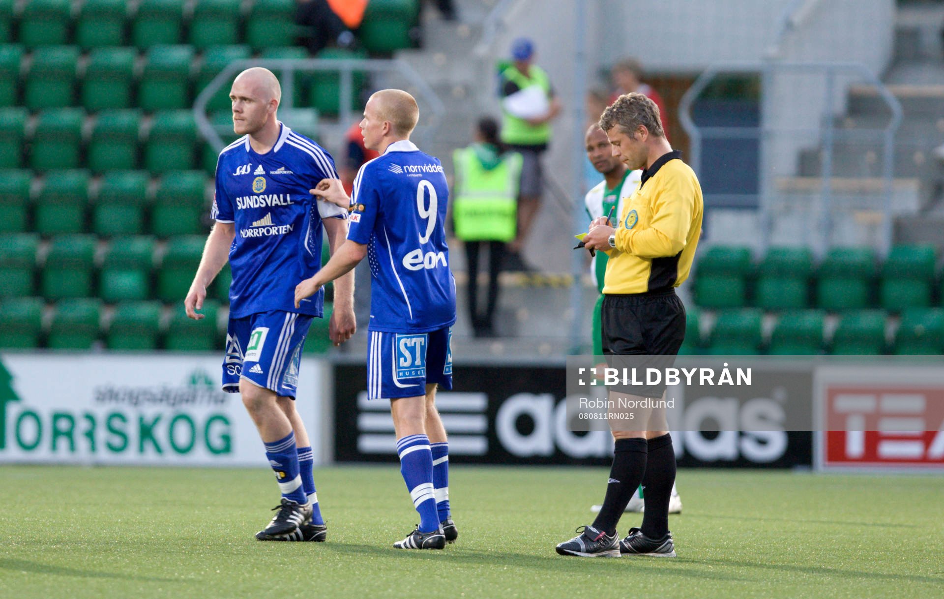 Hannes Sigurdsson, Sundsvall får rött kort och blir