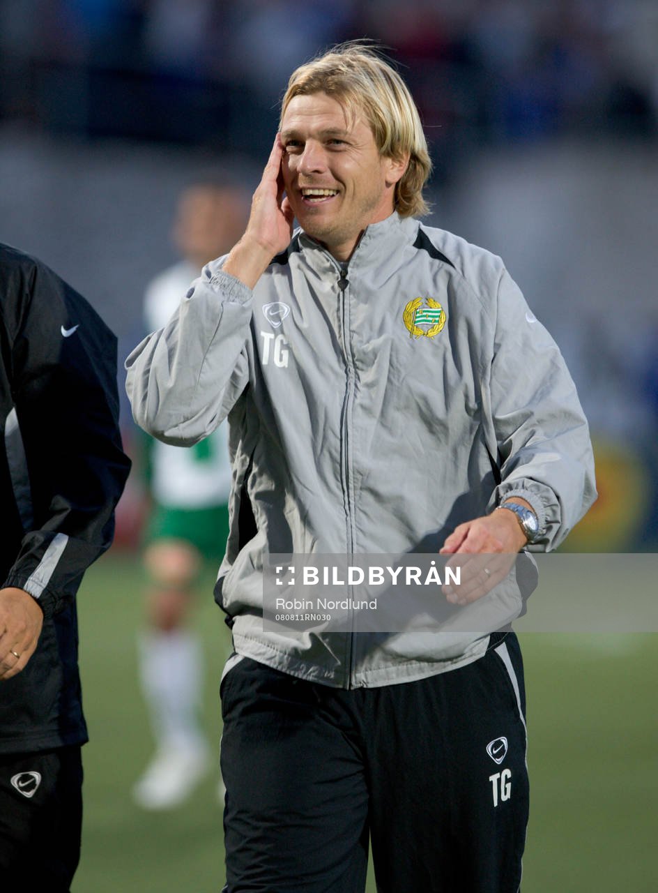  Tony Gustavsson, Tränare Hammarby (jubel)