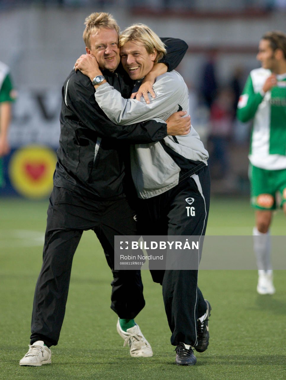  Tony Gustavsson, Tränare Hammarby (jubel)