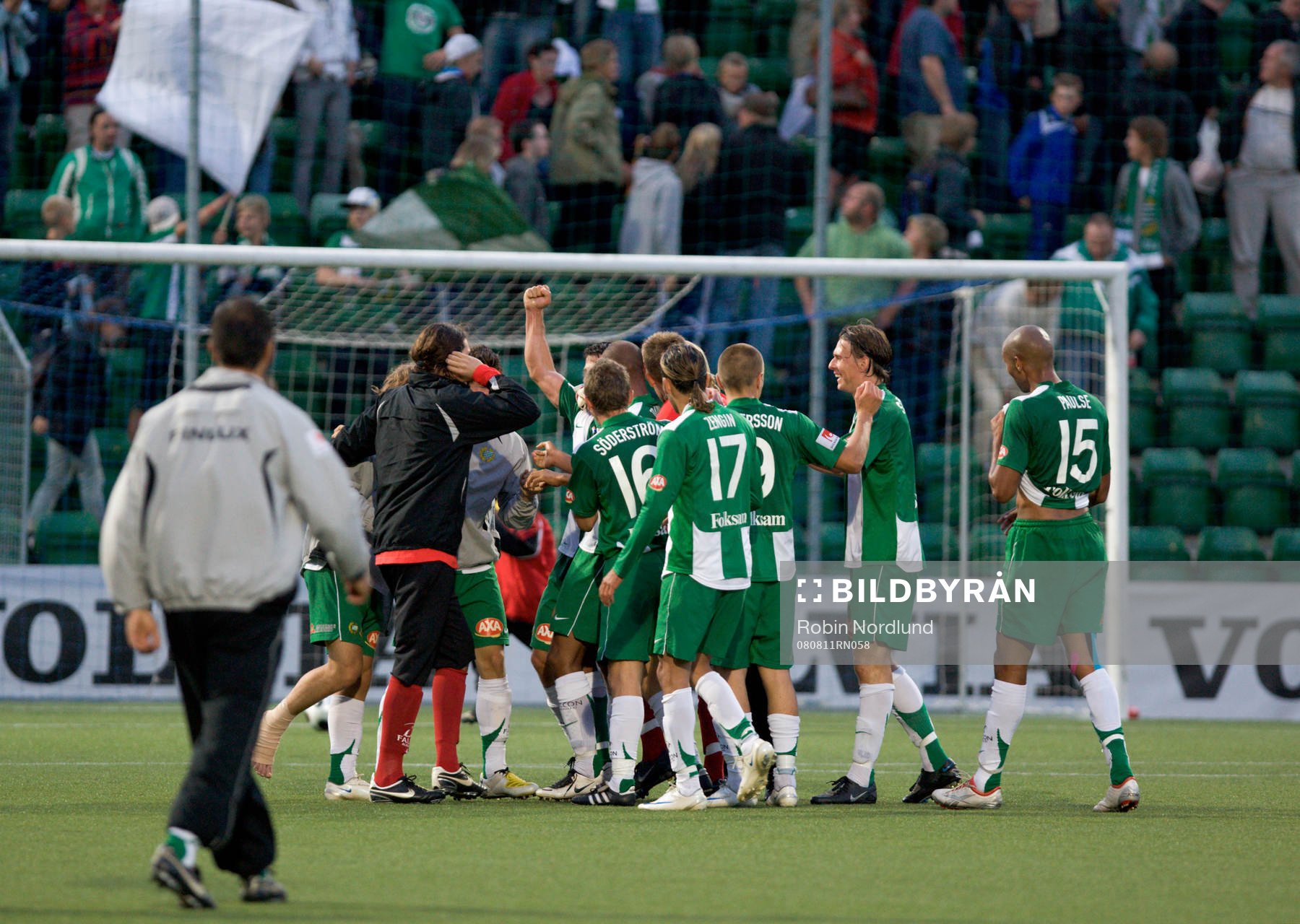 Christian Traoré, Hammarby avgör på övertid, 1-2 (jubel)