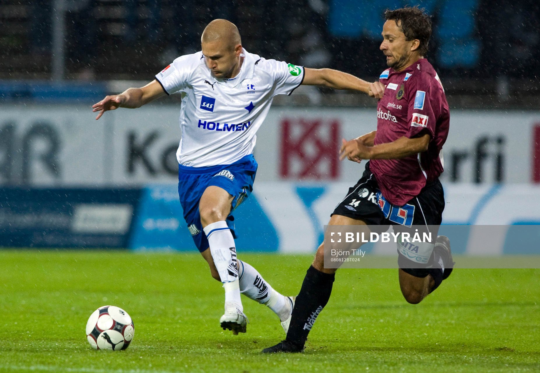 Daniel Bamberg, Norrköping och Mathias Woxlin, Gefle