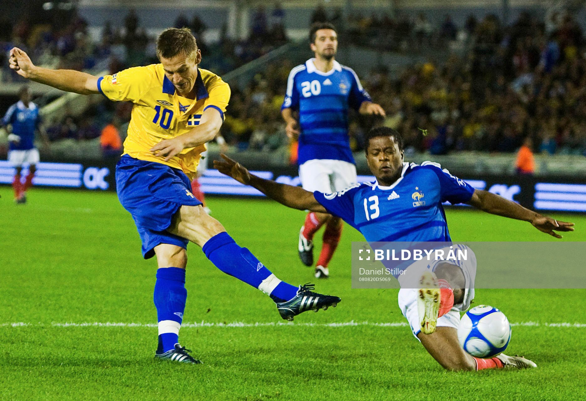 Markus Rosenberg, Sverige. Patrice Evra, Frankrike