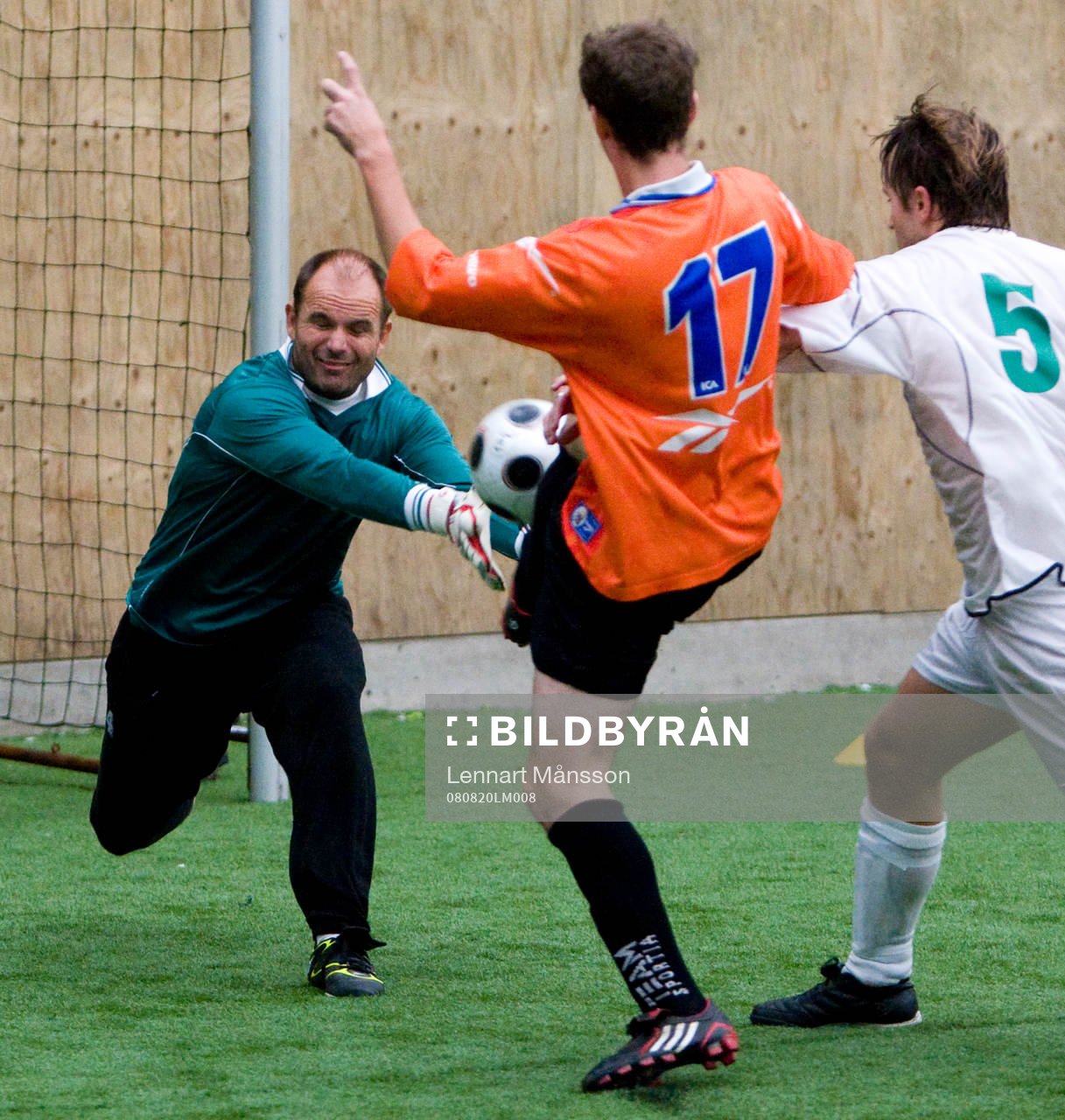 Patrik Carnbäck, målvakt i ett av finallagen