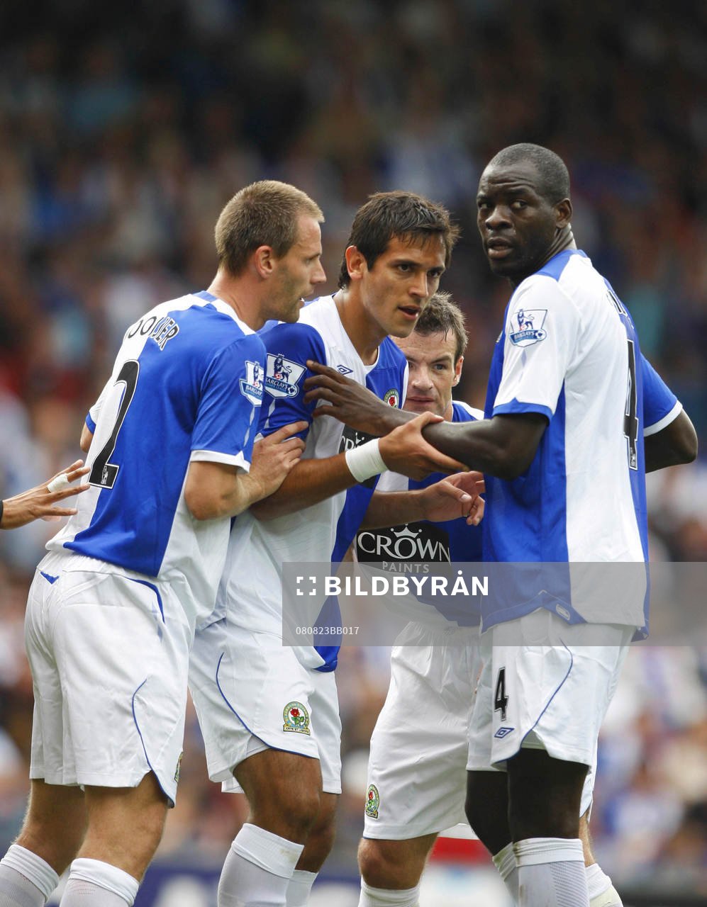 Andre Ooijer, Roque Santa Cruz, Ryan Nelsen och Christopher