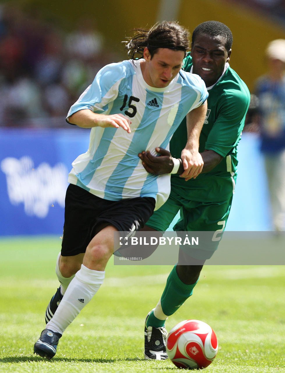 Lionel Messi och Chibuzor Okonkwo