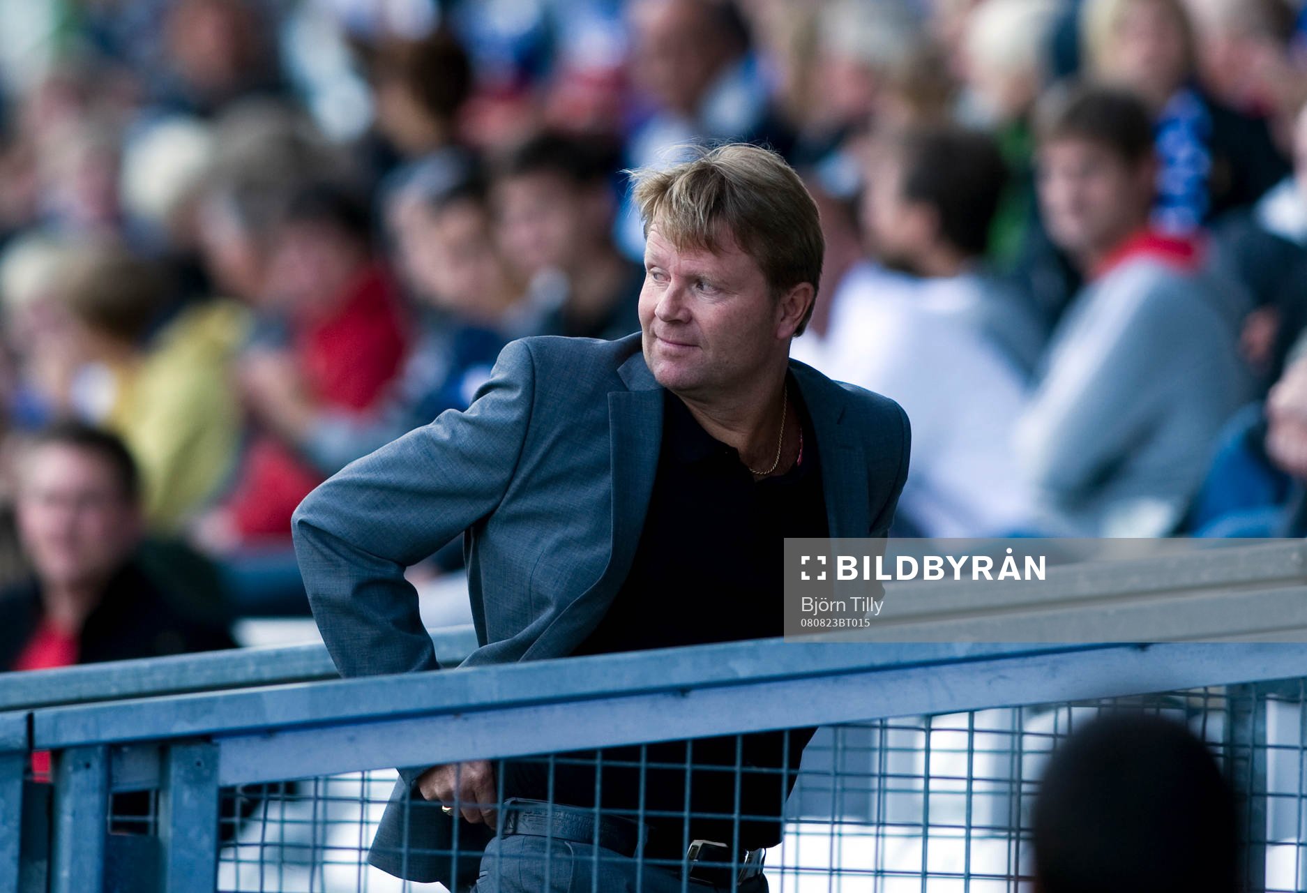 Mats Jingblad, tränare, Norrköping fick gå upp på