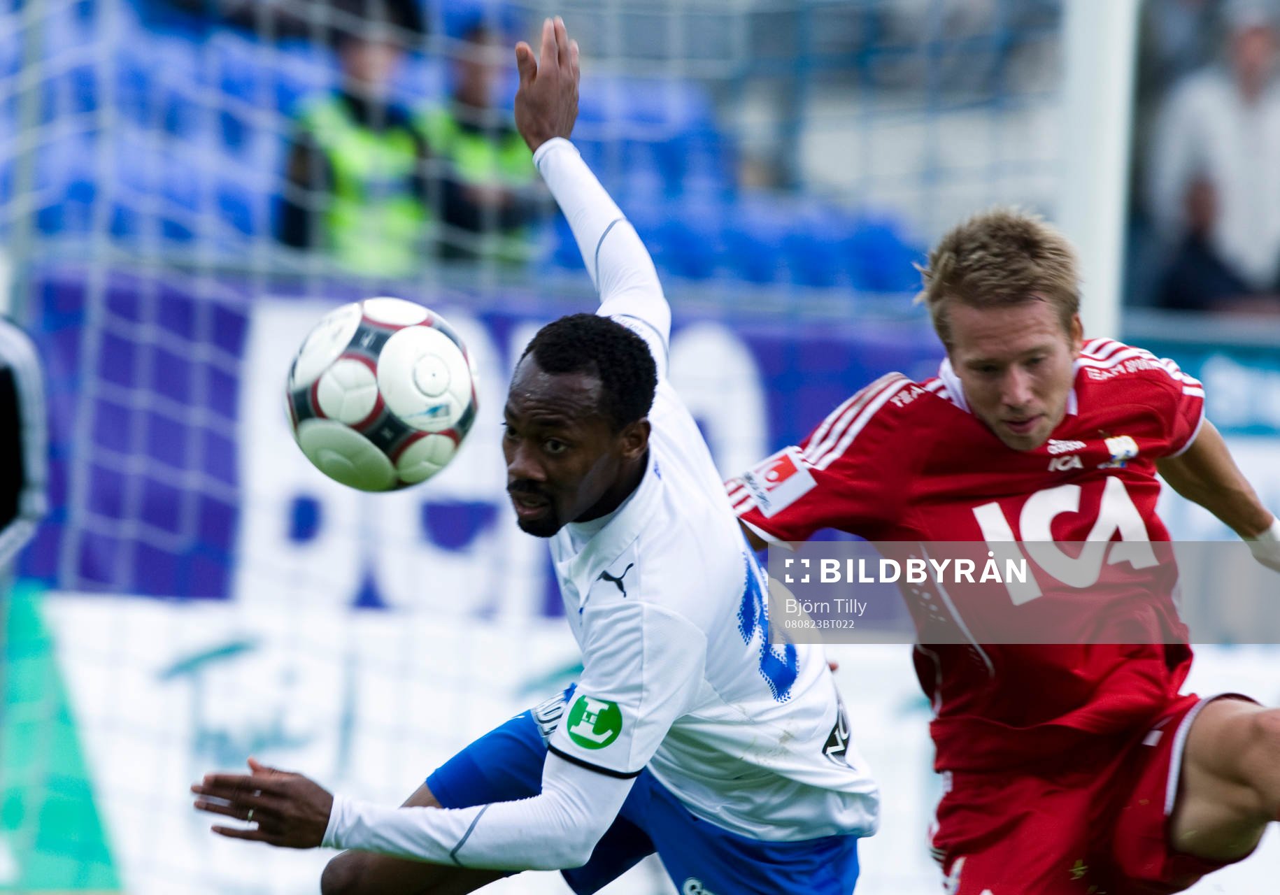 Kevin Amuneke, Norrköping och Adam Johansson, Göteborg