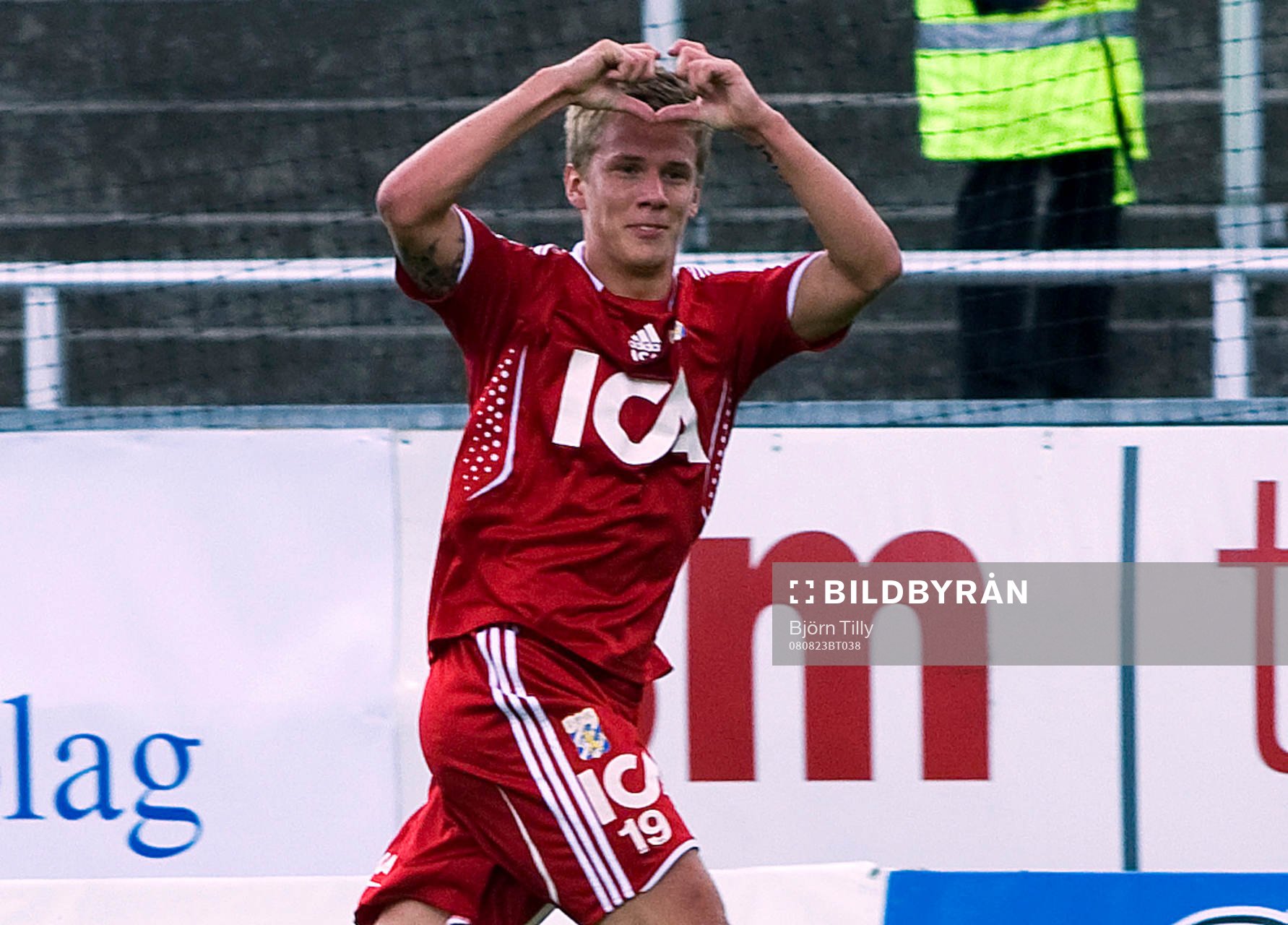  Pontus Wernbloom, Göteborg, jubel efter 0-2.