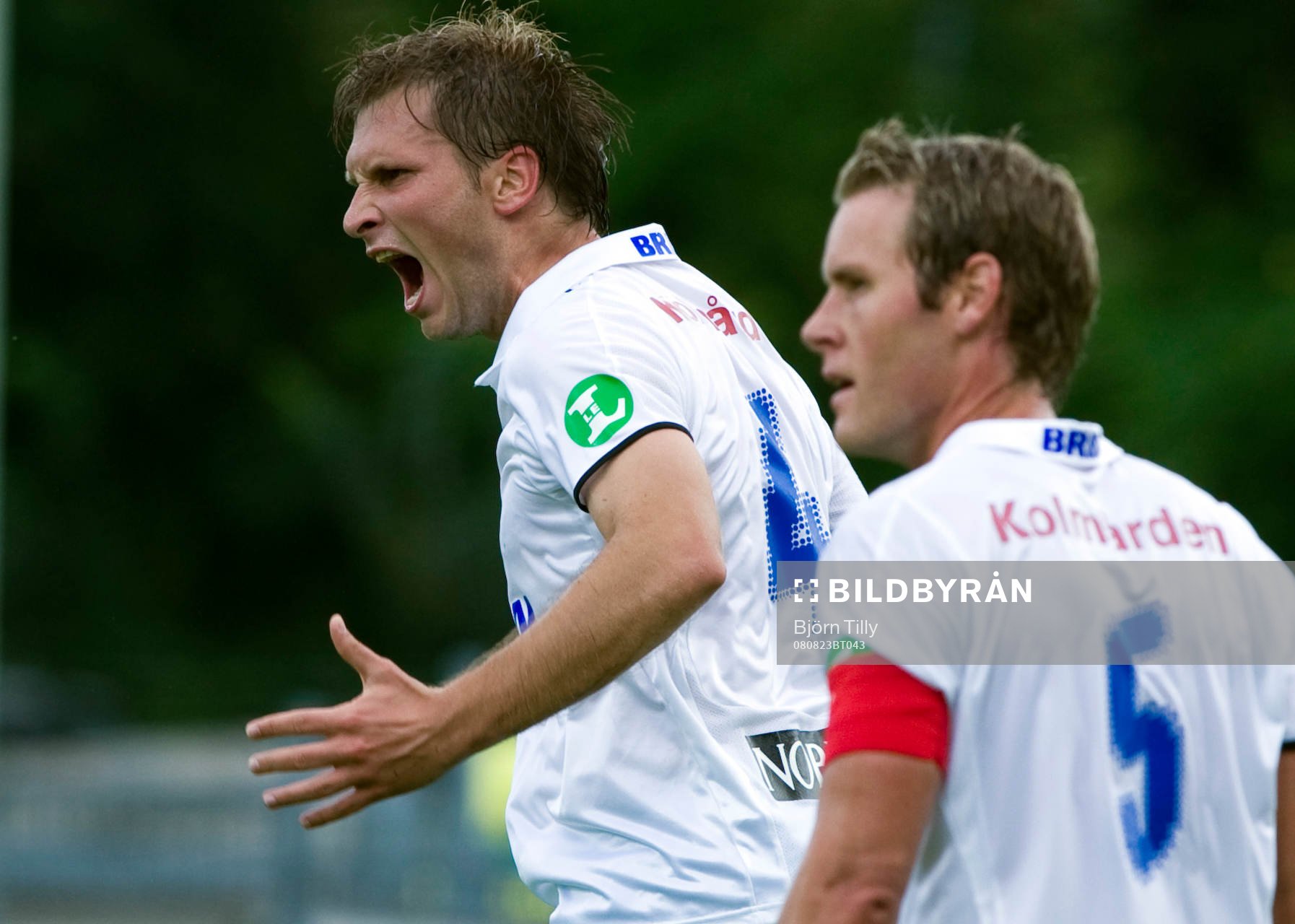Djordje Mrdjanin,  och Mikael Roth, Norrköping, jubel