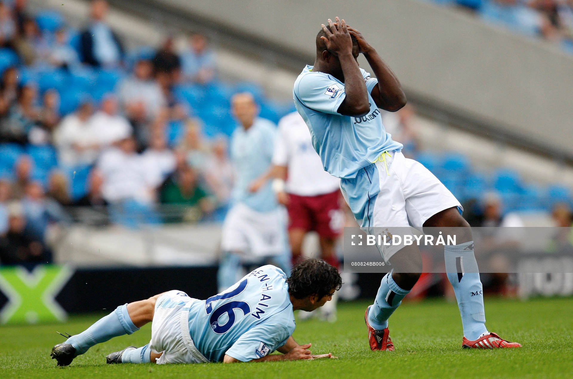 Fotboll, Premier League, engelsk, Manchester City - West