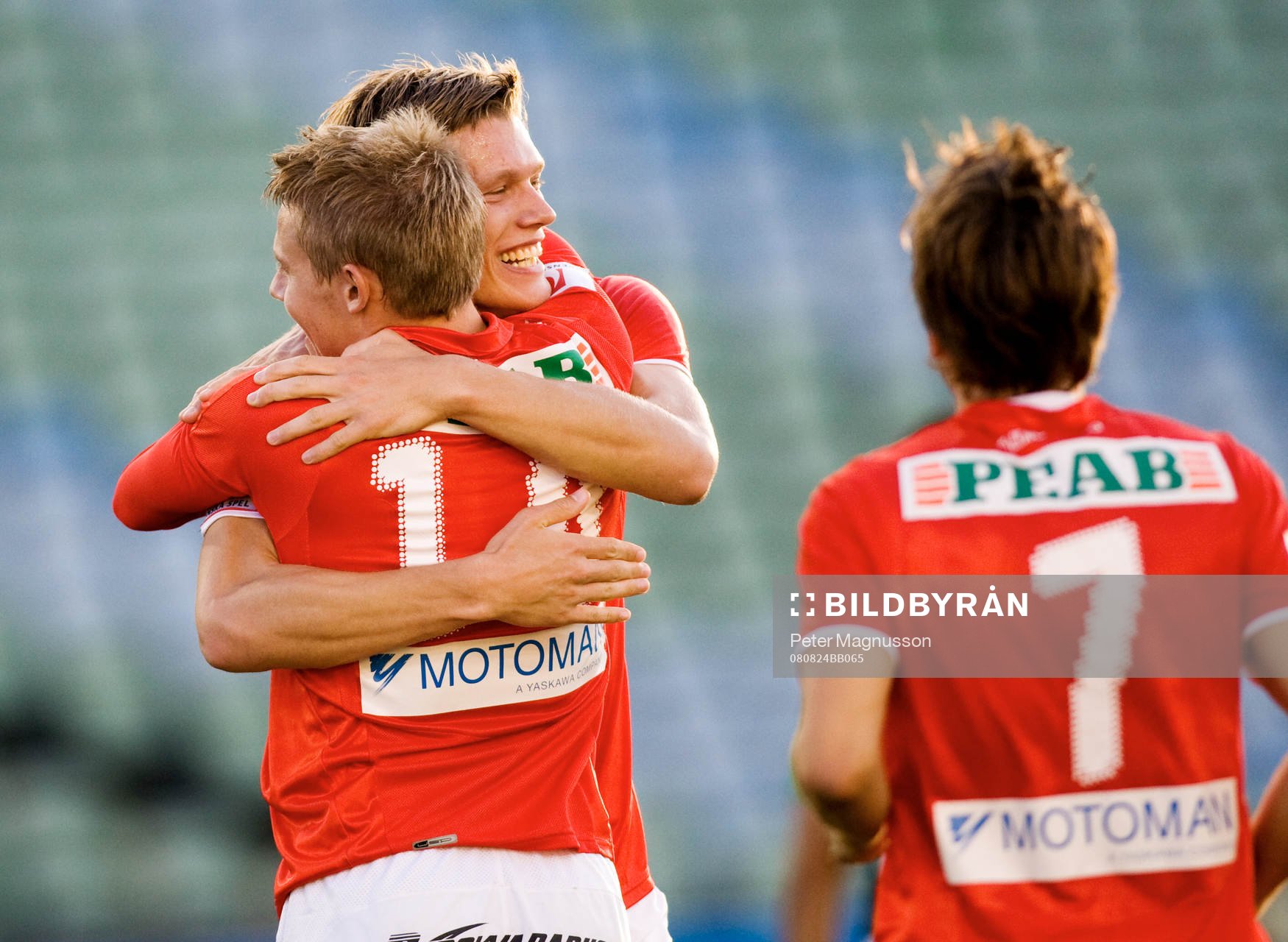 Patrik Ingelsten och Viktor Elm, Kalmar FF, jubel