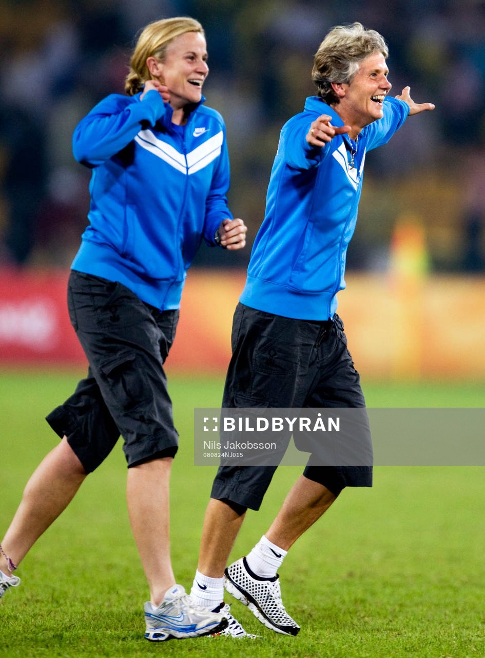 Pia Sundhage, Förbundskapten, USA, jubel