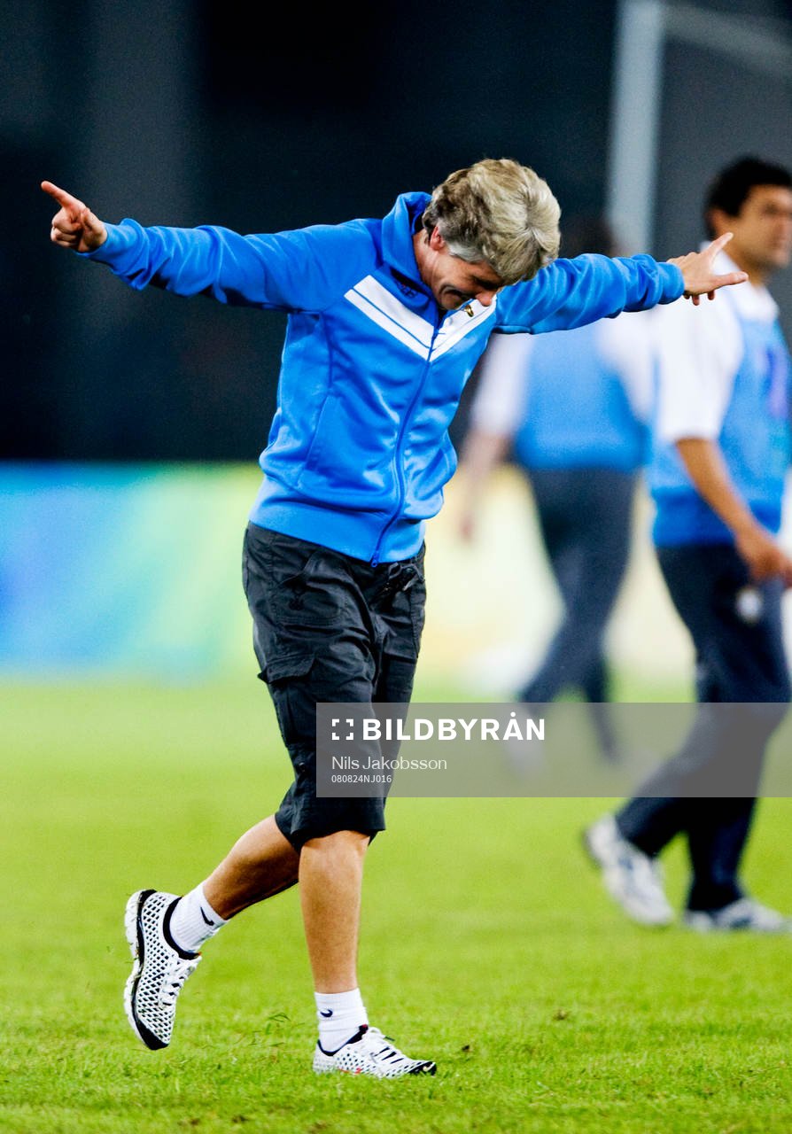 Pia Sundhage, Förbundskapten, USA, jubel.