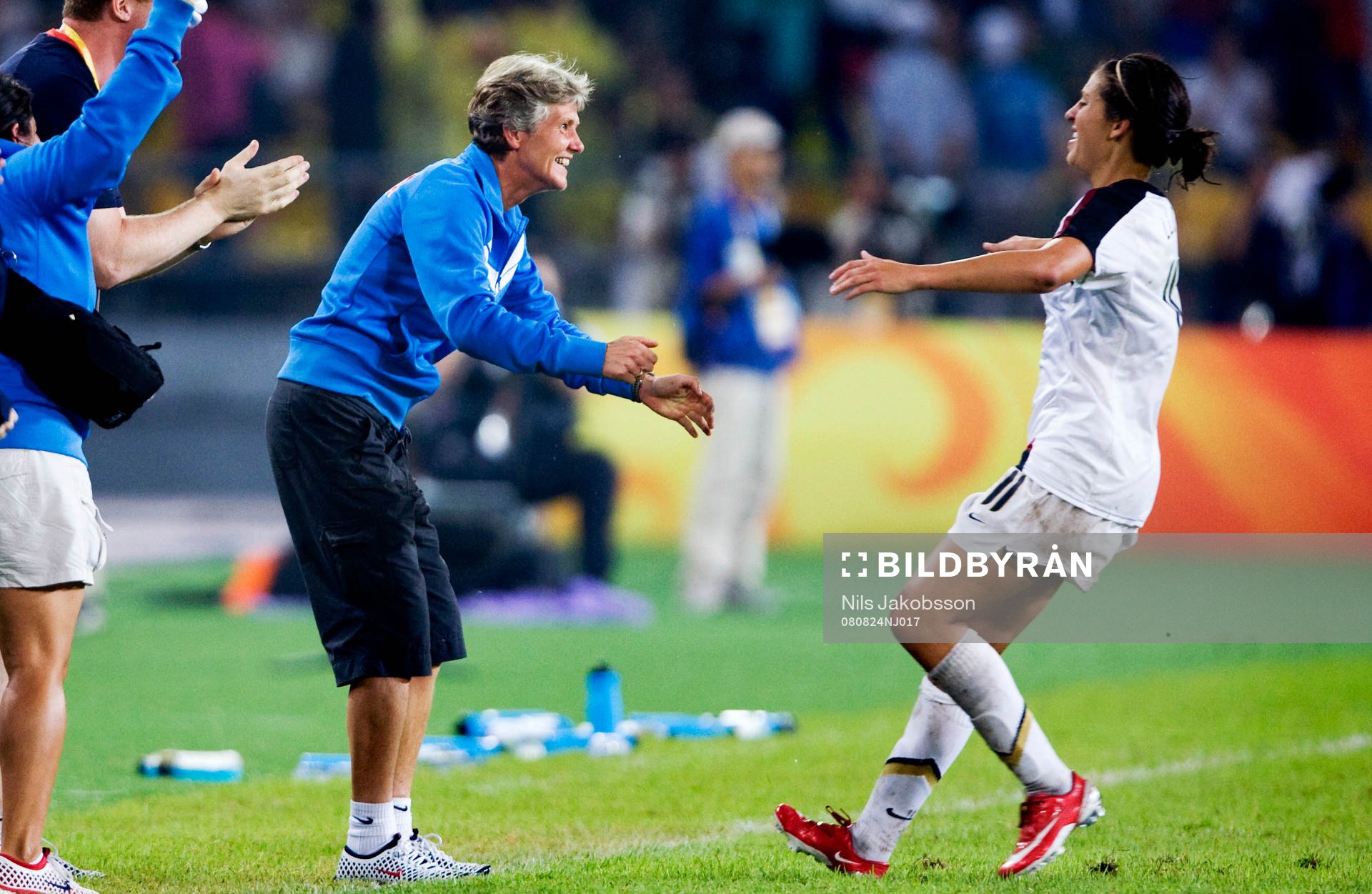 Pia Sundhage, Förbundskapten, USA, jubel