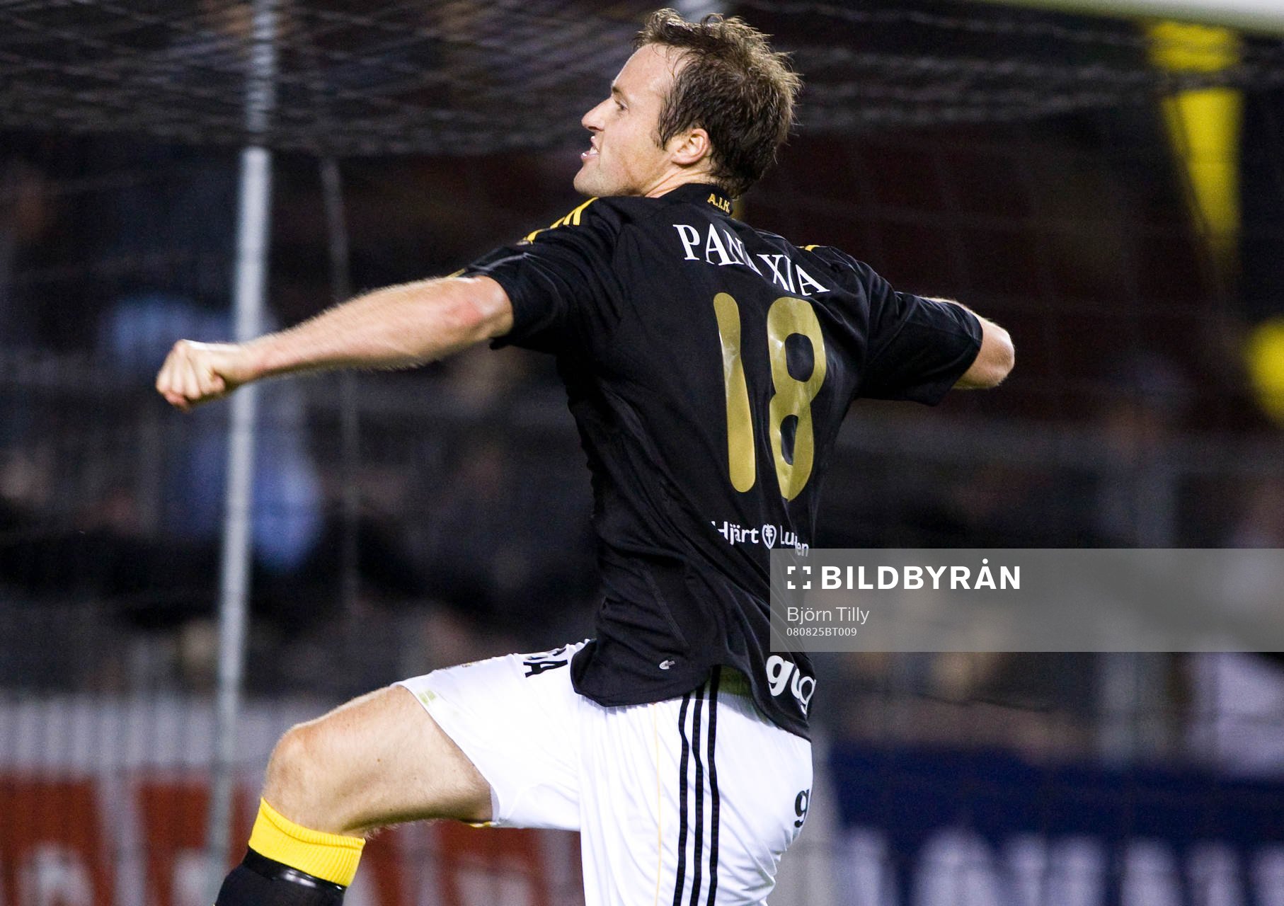  Markus Jonsson, AIK, jubel efter 2-1.