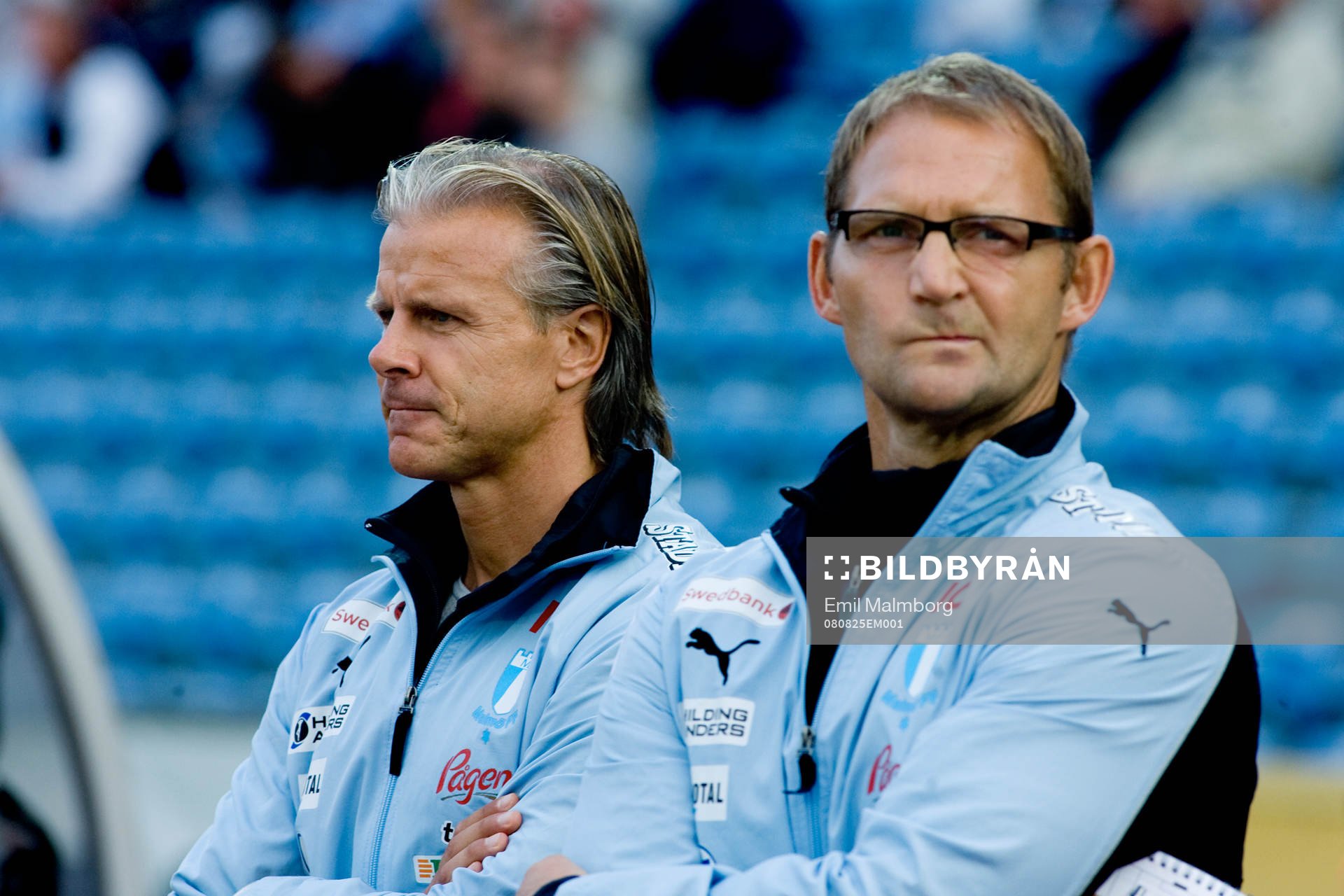 Roland Nilsson och Hans Gren, tränare