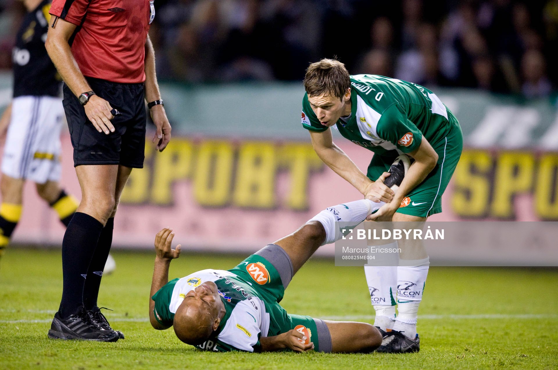 Christian Traoré, Hammarby skadar sig