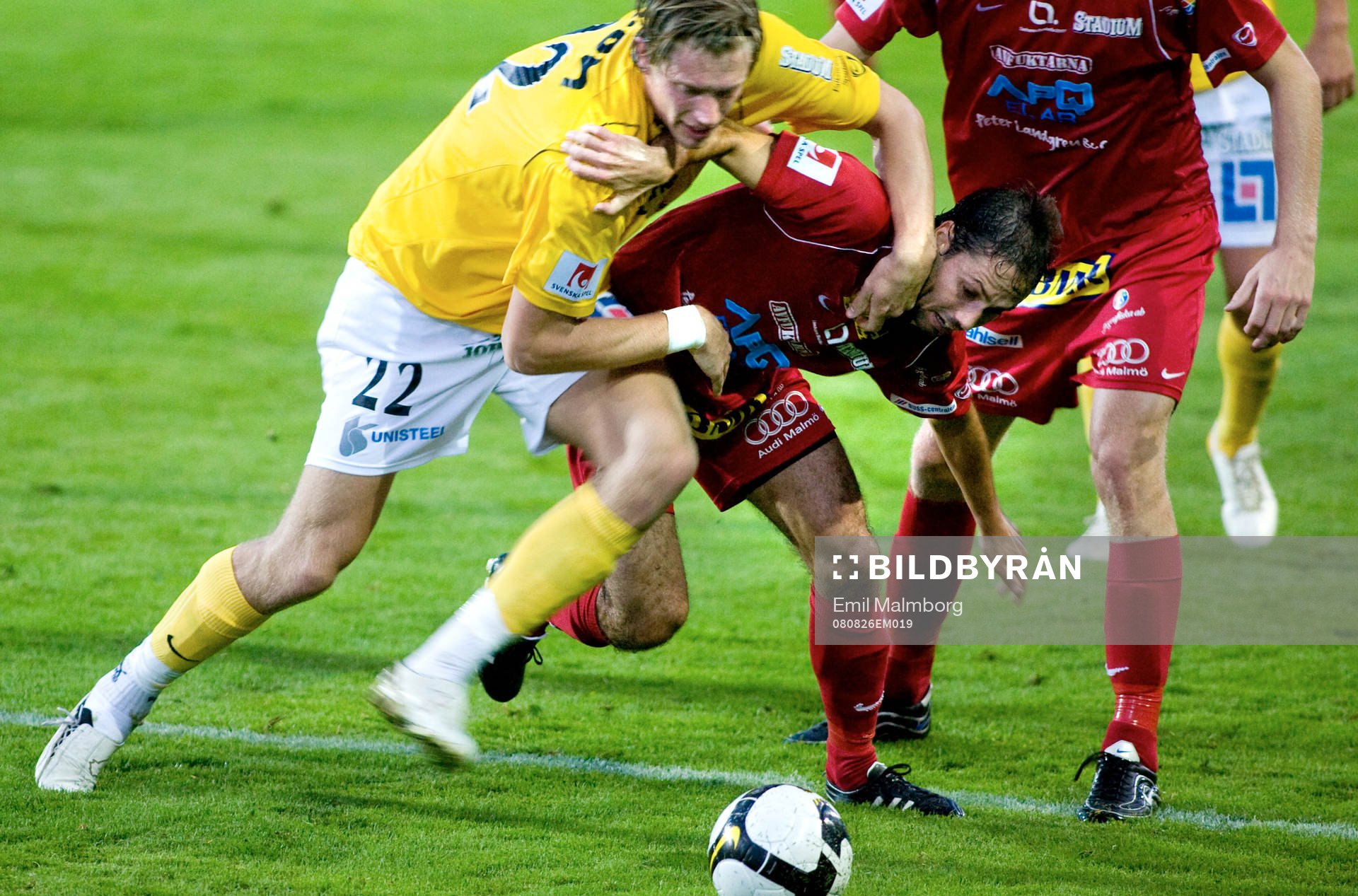 Marcelo Sarvas, LB och Tobias Holmqvist, Falkenberg