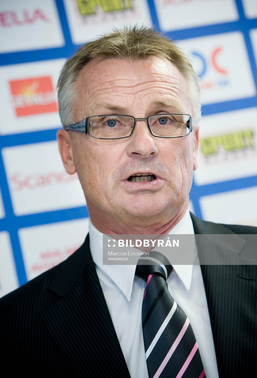 Presskonferens, Roland Andersson, Ass. Förbundskapten