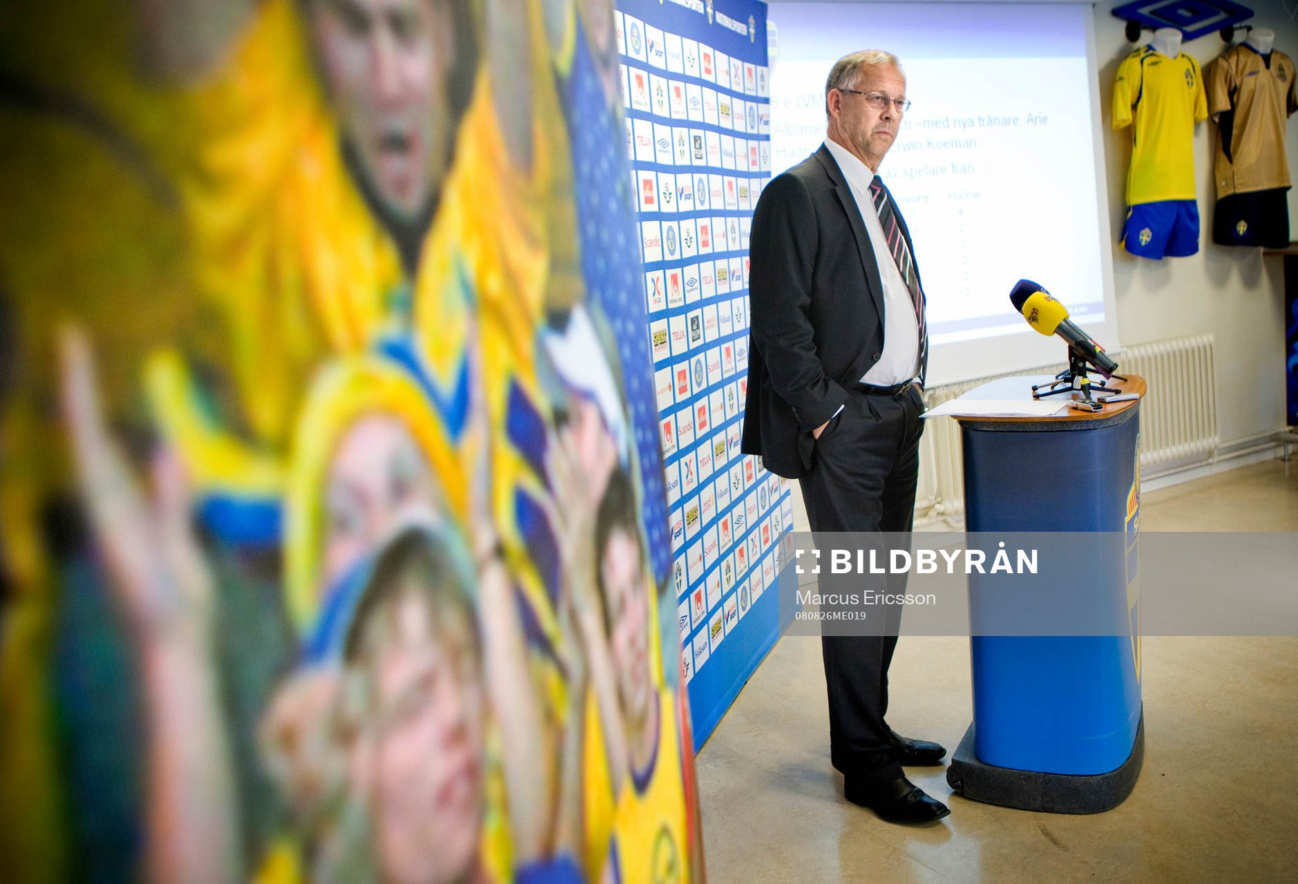 Presskonferens, Lars Lagerbäck, Förbundskapten