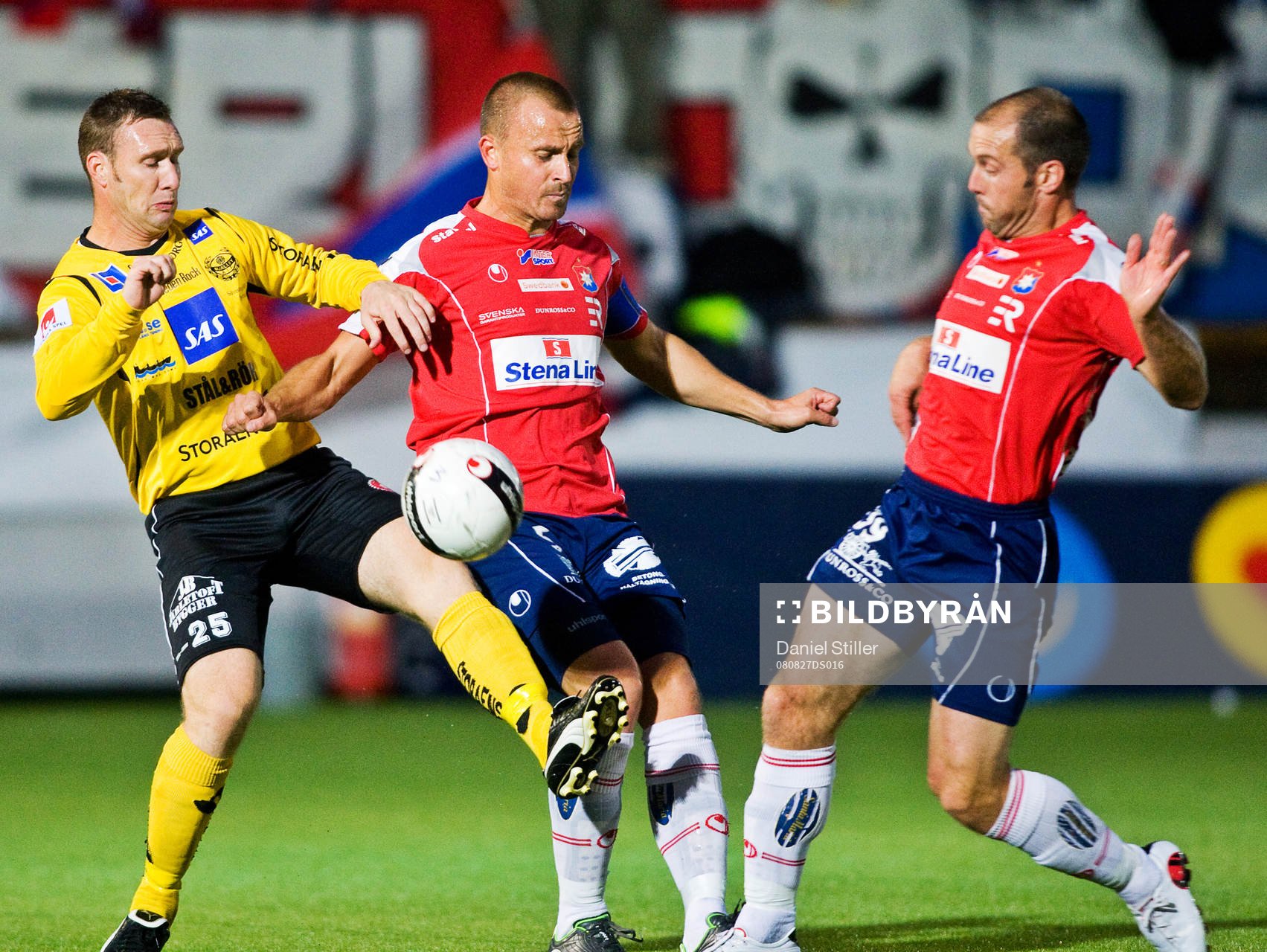 Niklas Skoog, Mjällby. Magnus Källander, Anders Prytz,