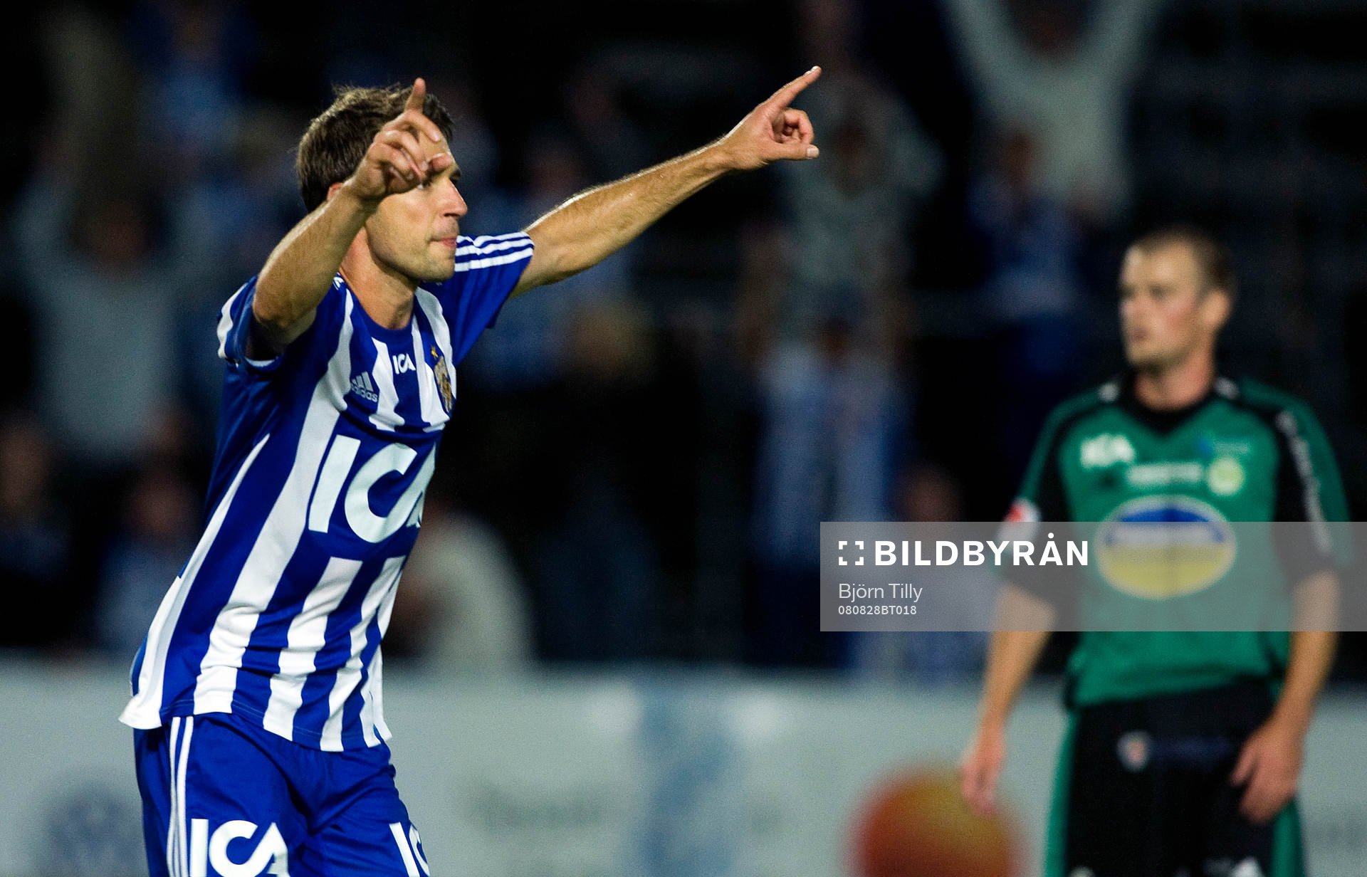  Stefan Selakovic, Göteborg, jubel efter 0-2.