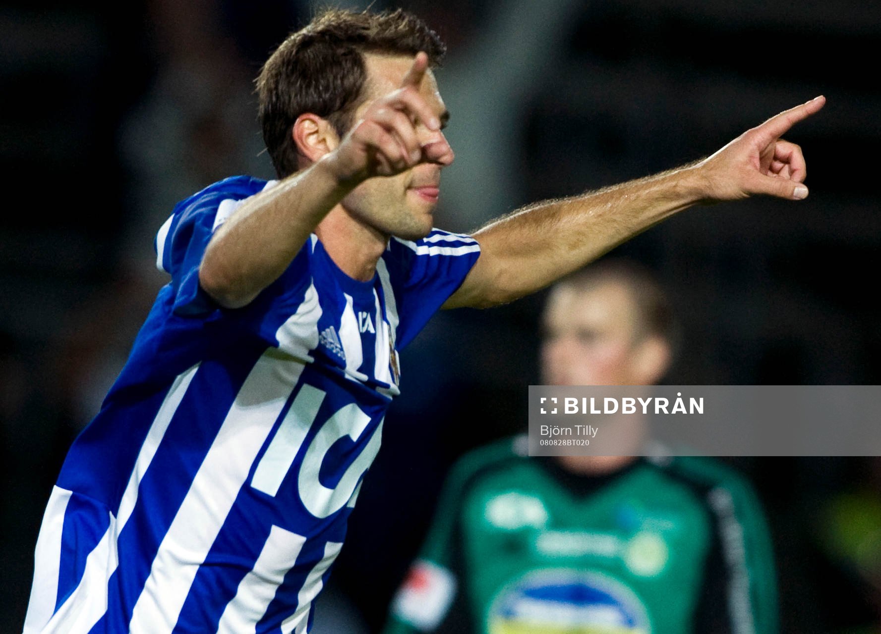  Stefan Selakovic, Göteborg, jubel efter 0-2.
