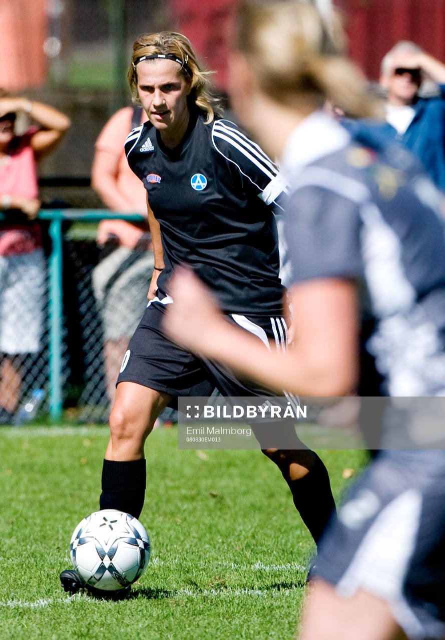 Fotboll, LDB Golden Girls - Älvsjö. Malin Andersson,