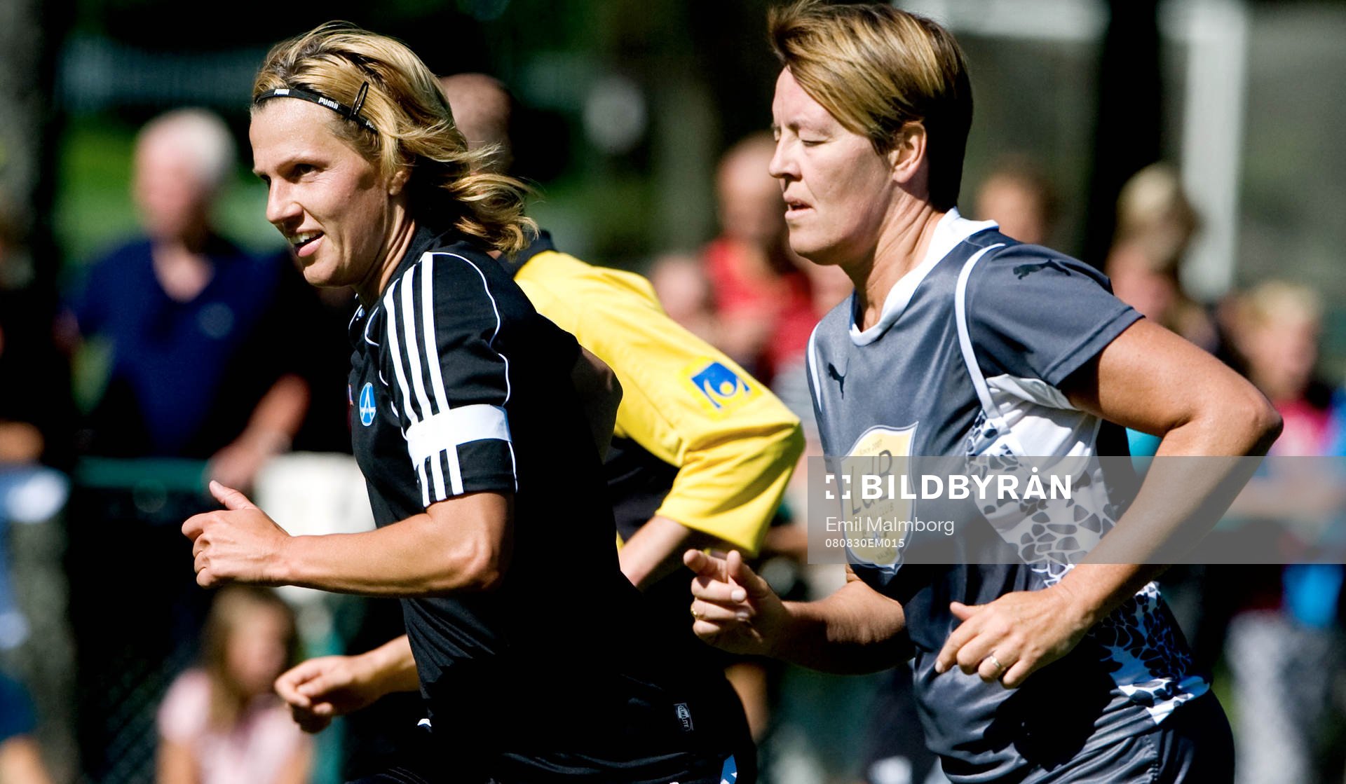 Fotboll, LDB Golden Girls - Älvsjö. Malin Andersson,