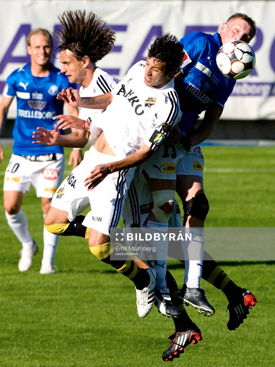 Iván Óbolo, Daniel Mendes, AIK och Fredrik Jensen, TFF