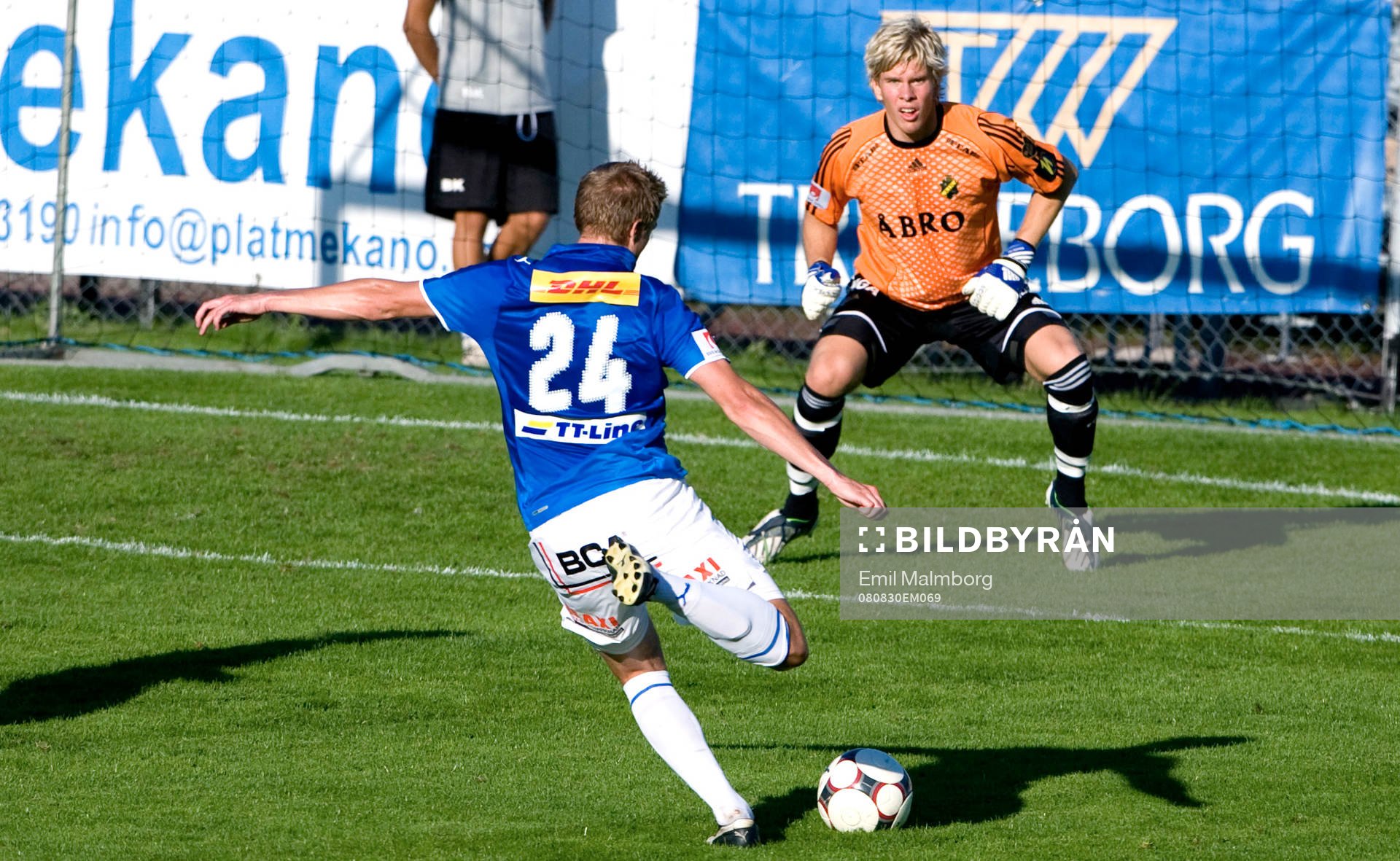 Andreas Drugge, TFF gör 2-0. Tomi Maanoja, AIK